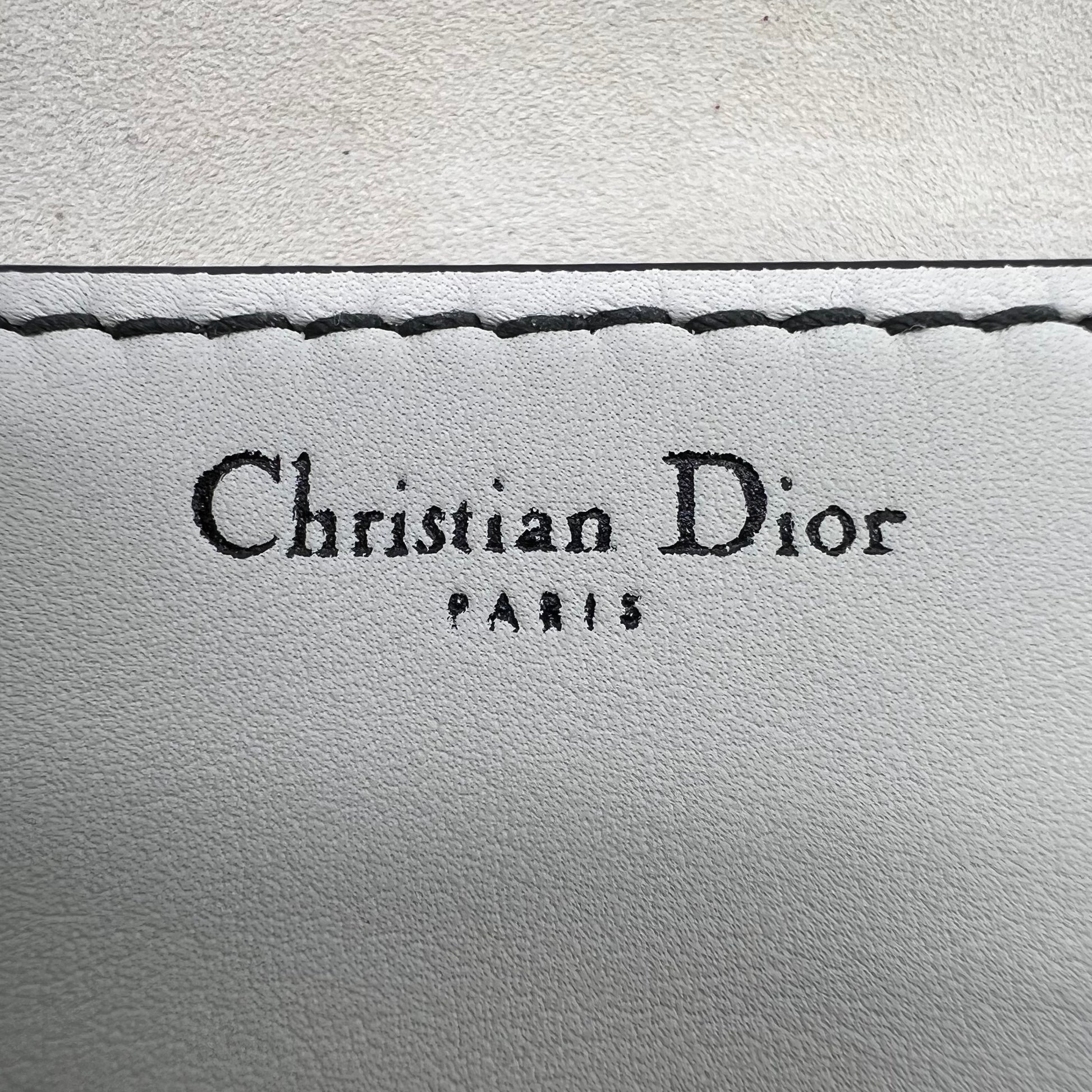 Christian Dior J'Adior Mini Ultra-Matte Leather Flap Bag with Chain in Off-White B22973