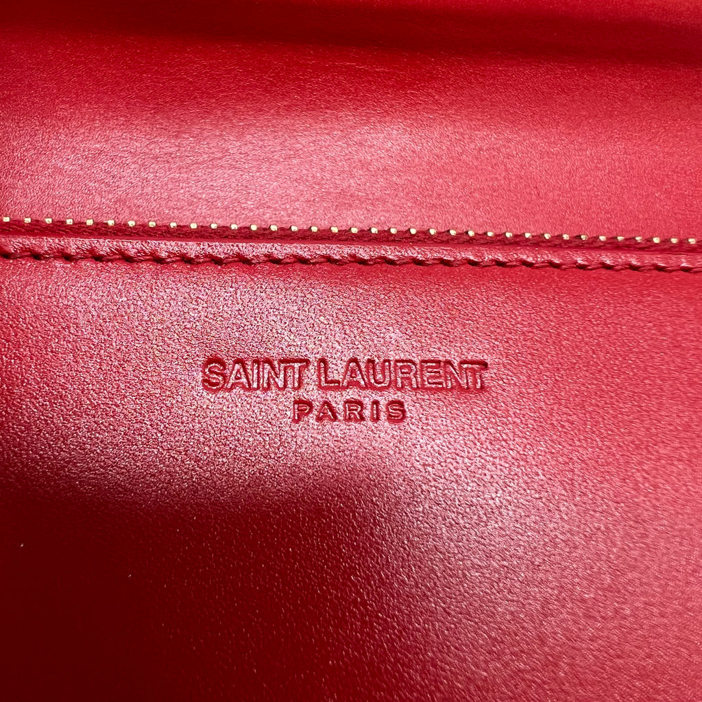 Saint Laurent Paris Leather Classic Large Marquage Flap Wallet W22308