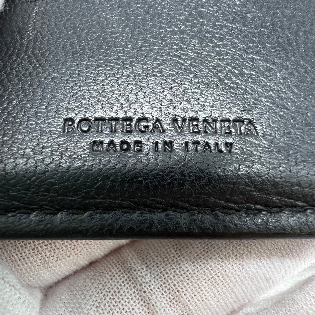 Bottega Veneta Intrecciato Nappa Leather Continental Flap Wallet with Snap Closure Tab W22367