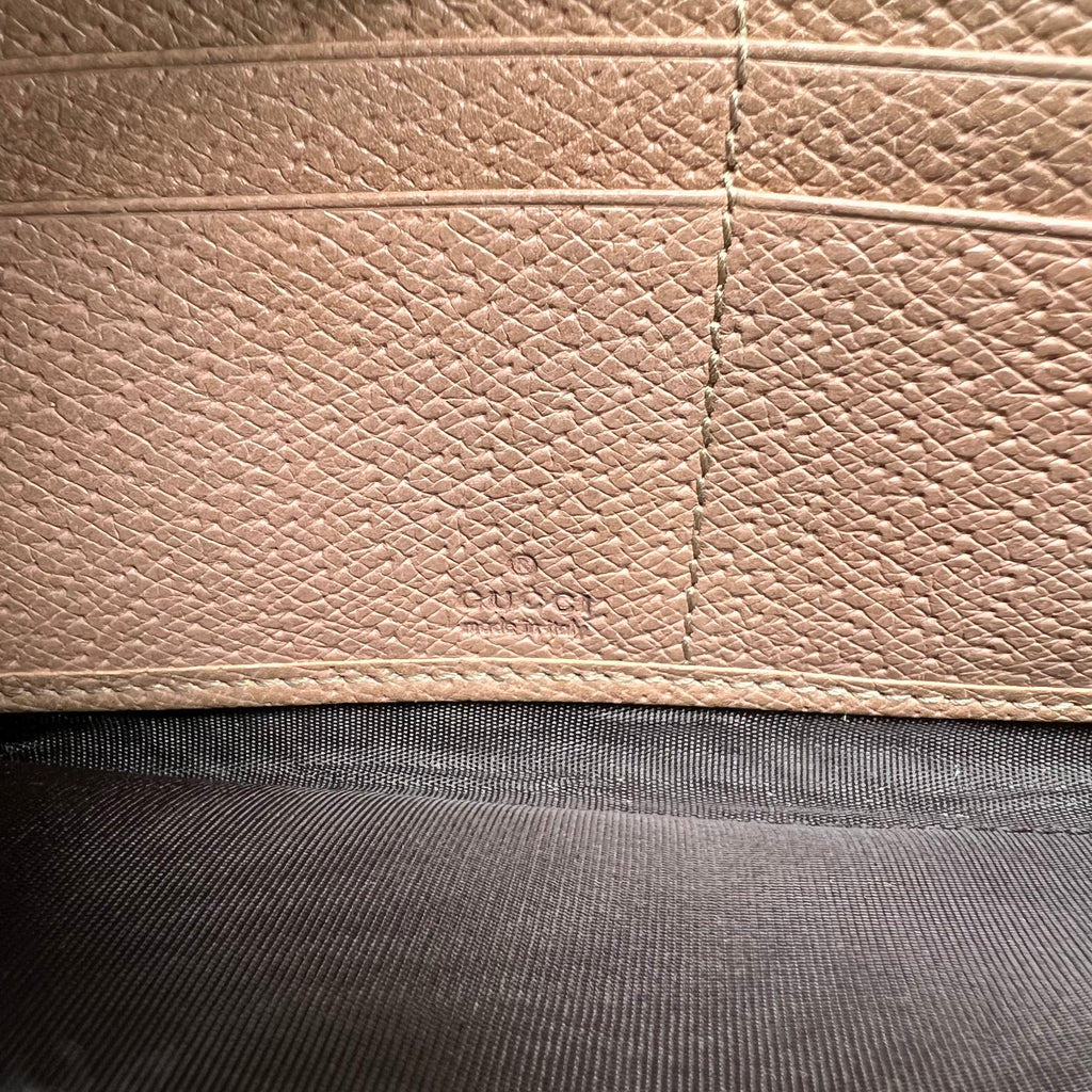 Gucci Bree GG Canvas Zip Around Wallet W22384