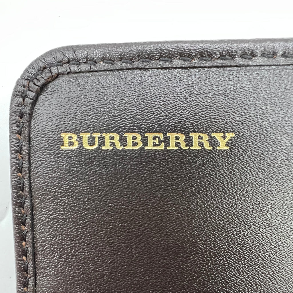 Burberry Haymarket Check and Leather Continental Wallet W22425