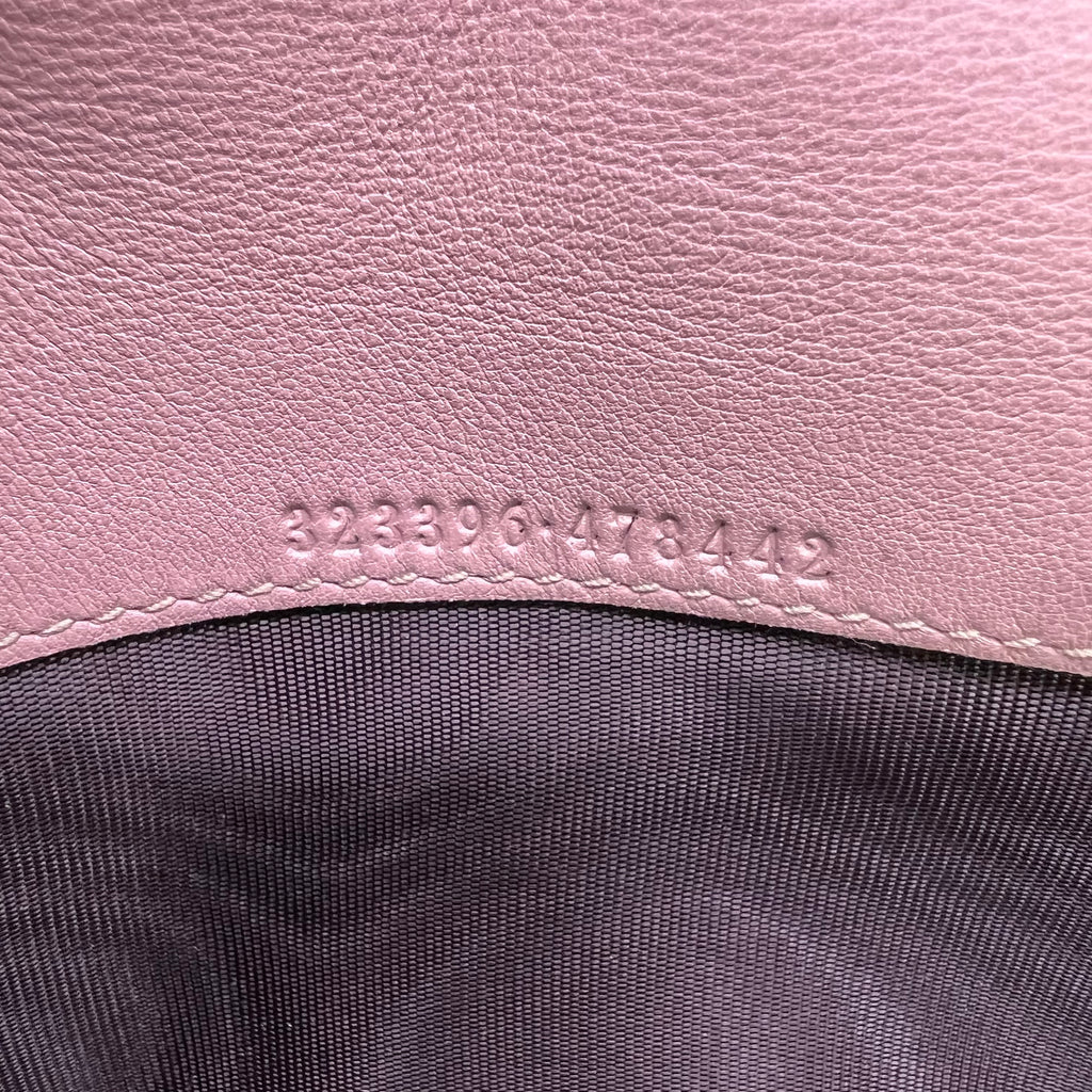 Guccissima Pink Leather Wallet W22409