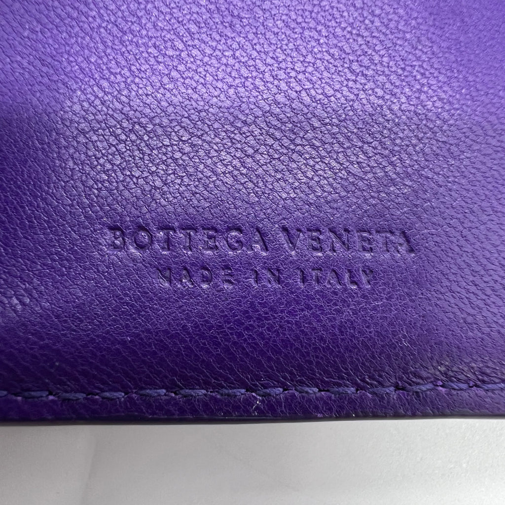 Bottega Veneta Intrecciato Leather Compact French Wallet W22365
