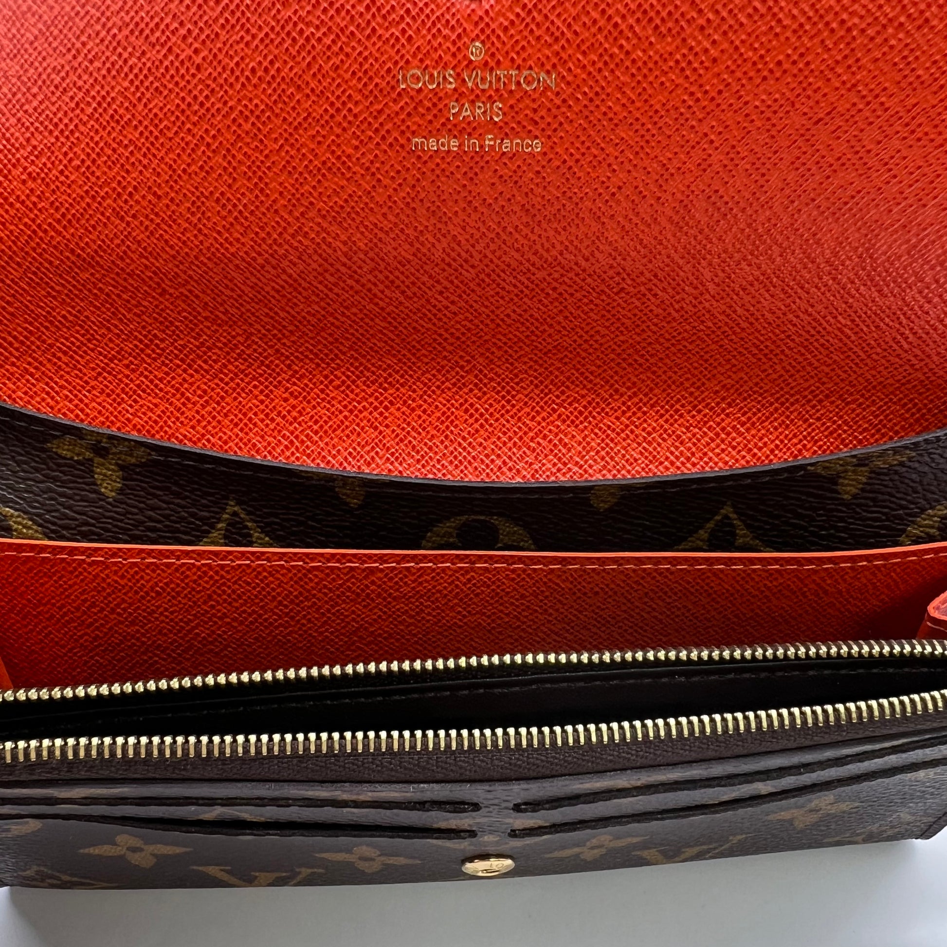 Piment Monogram Canvas Emilie Wallet W22444