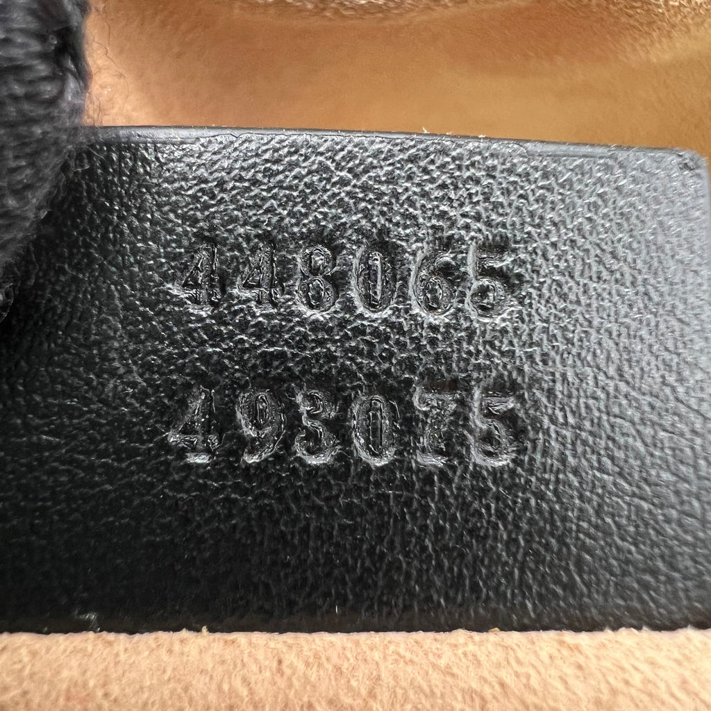 Small Black GG Marmont Matelasse Camera Bag B23096