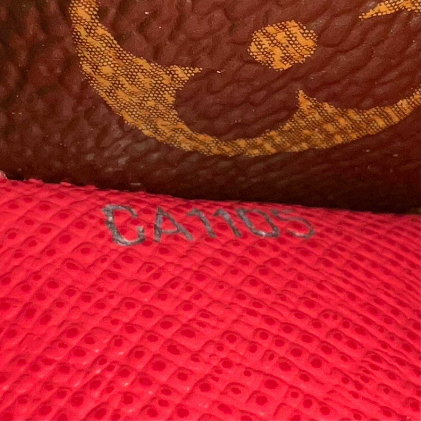 Louis Vuitton Monogram Canvas and Epi Leather Marie Lou Long Wallet W22515