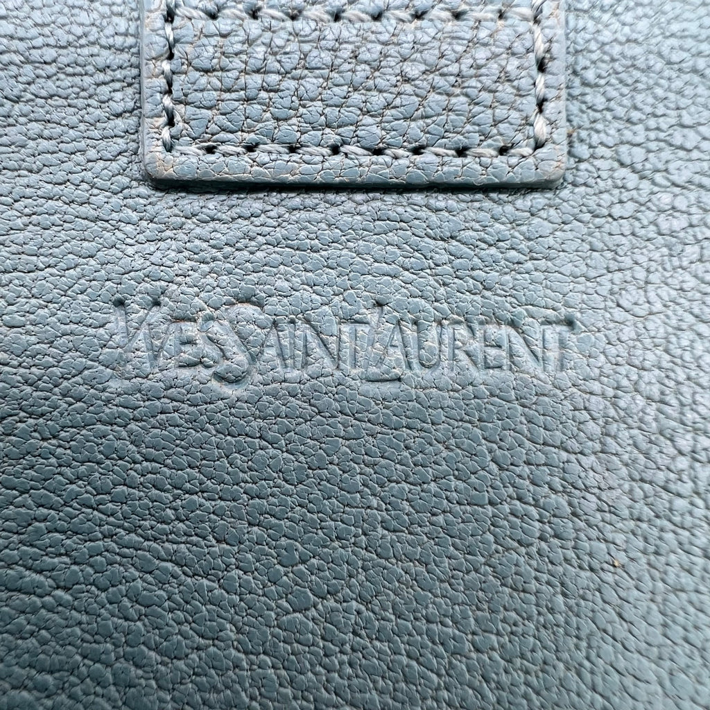 Long Travel WalletOrganizer Blue Leather W22357