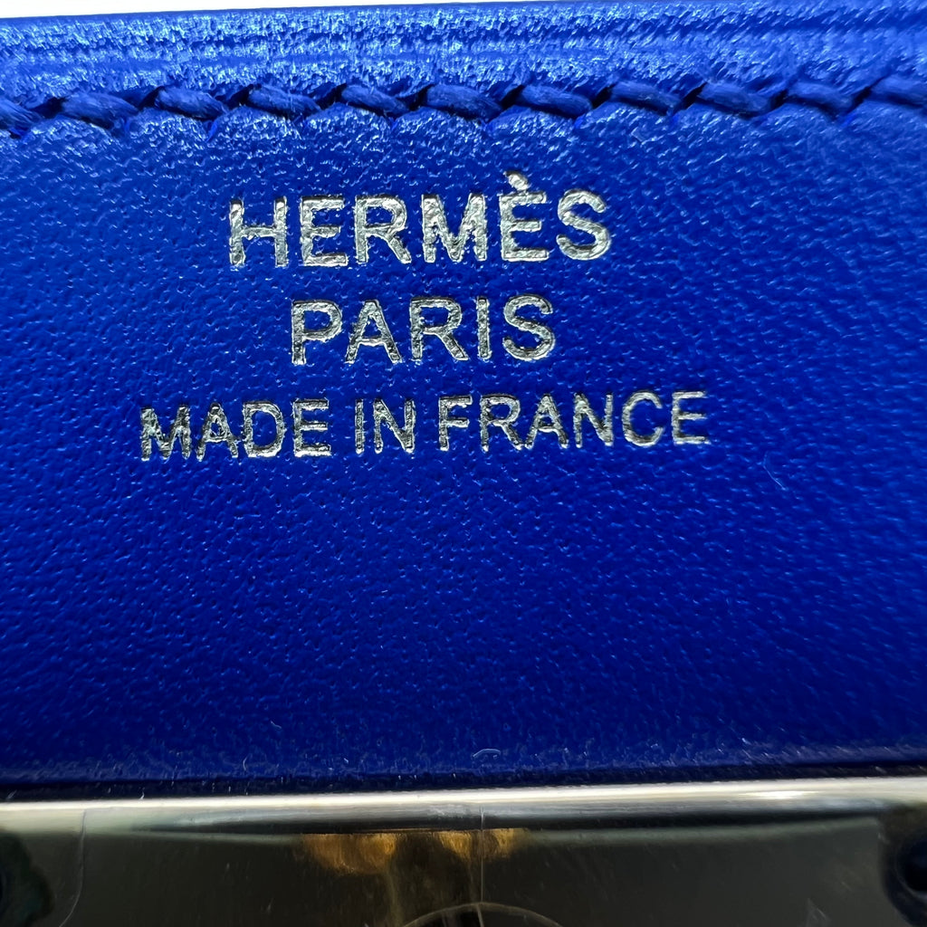 Hermès Navy Blue Leather Wallet W22521