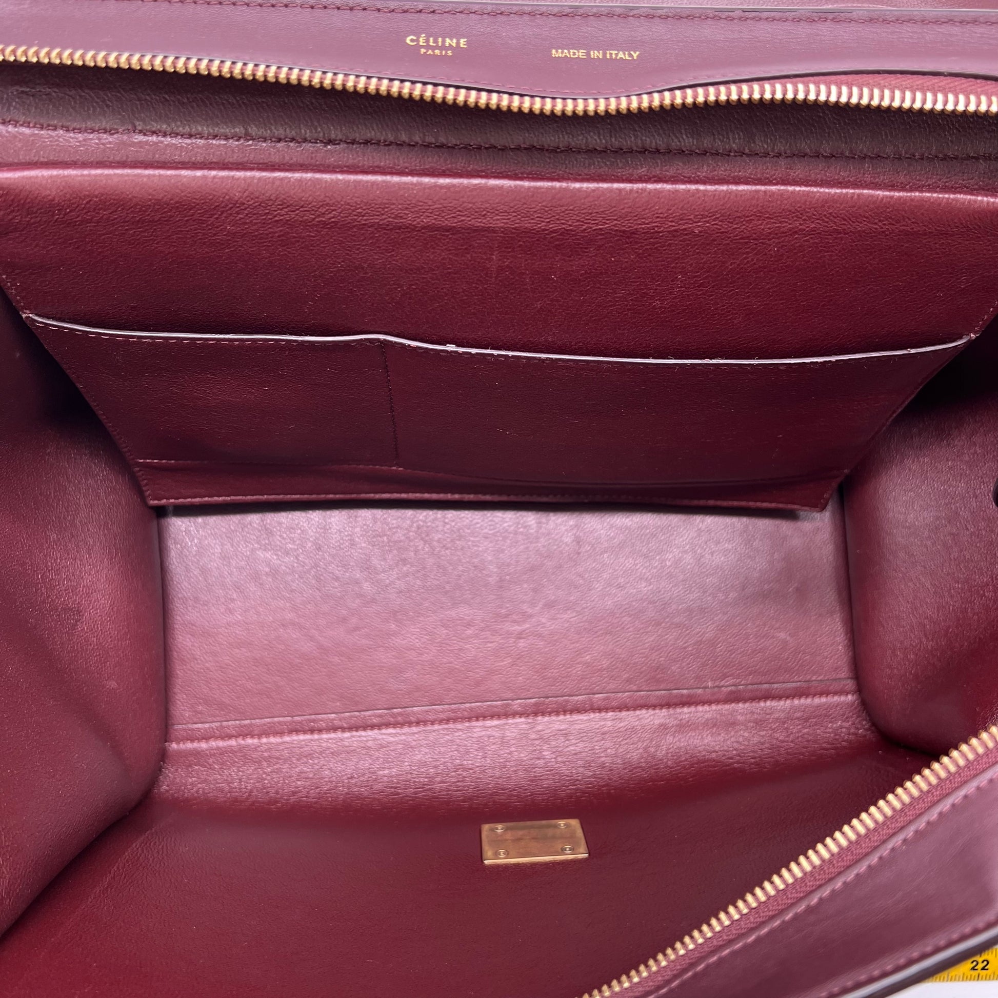 Tri-Color Leather and Suede Small Trapeze Top Handle Bag B22572