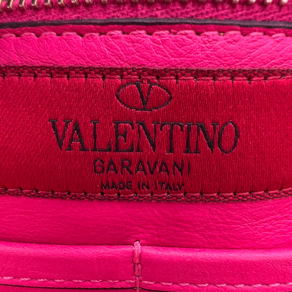 Valentino Garavani Vitello Rockstud Trapeze Tote Bag B22544