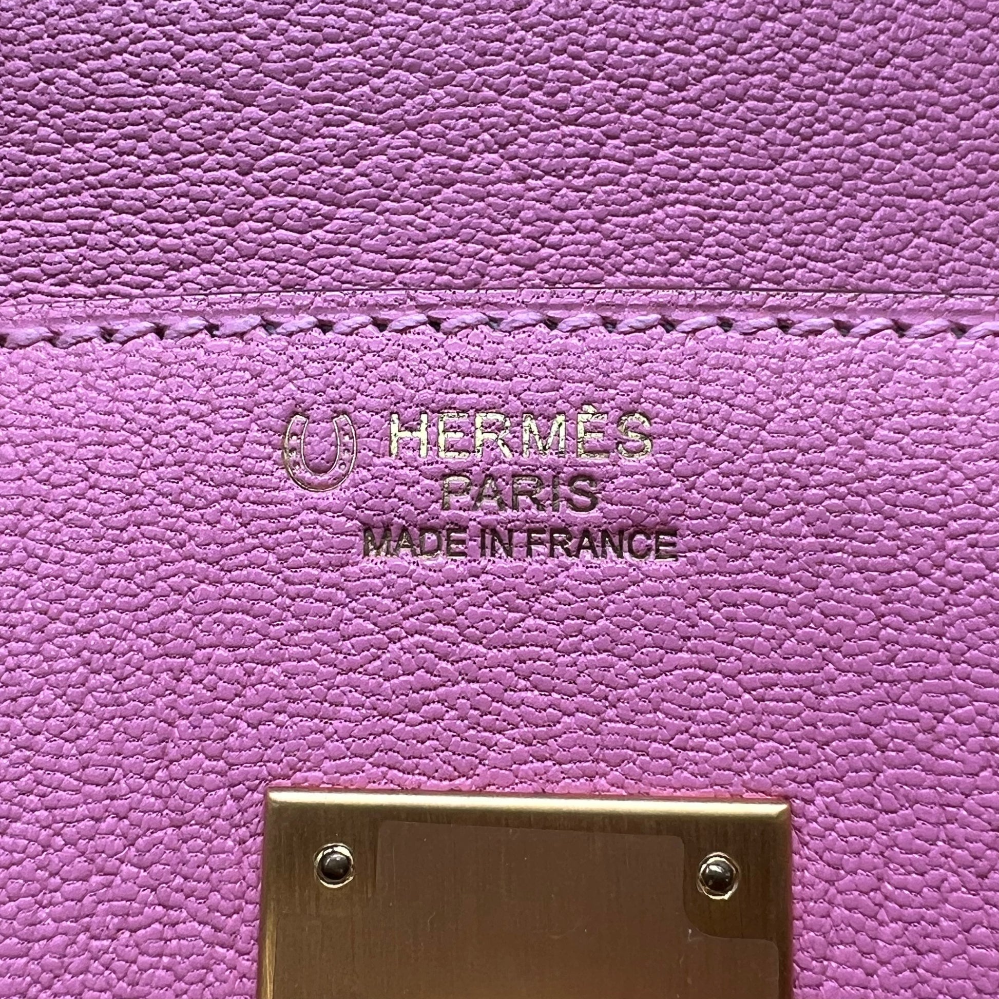 Rose Sakura and Gris Perle Chèvre Special Order HSS Birkin 30 Brushed Gold Hardware B23284