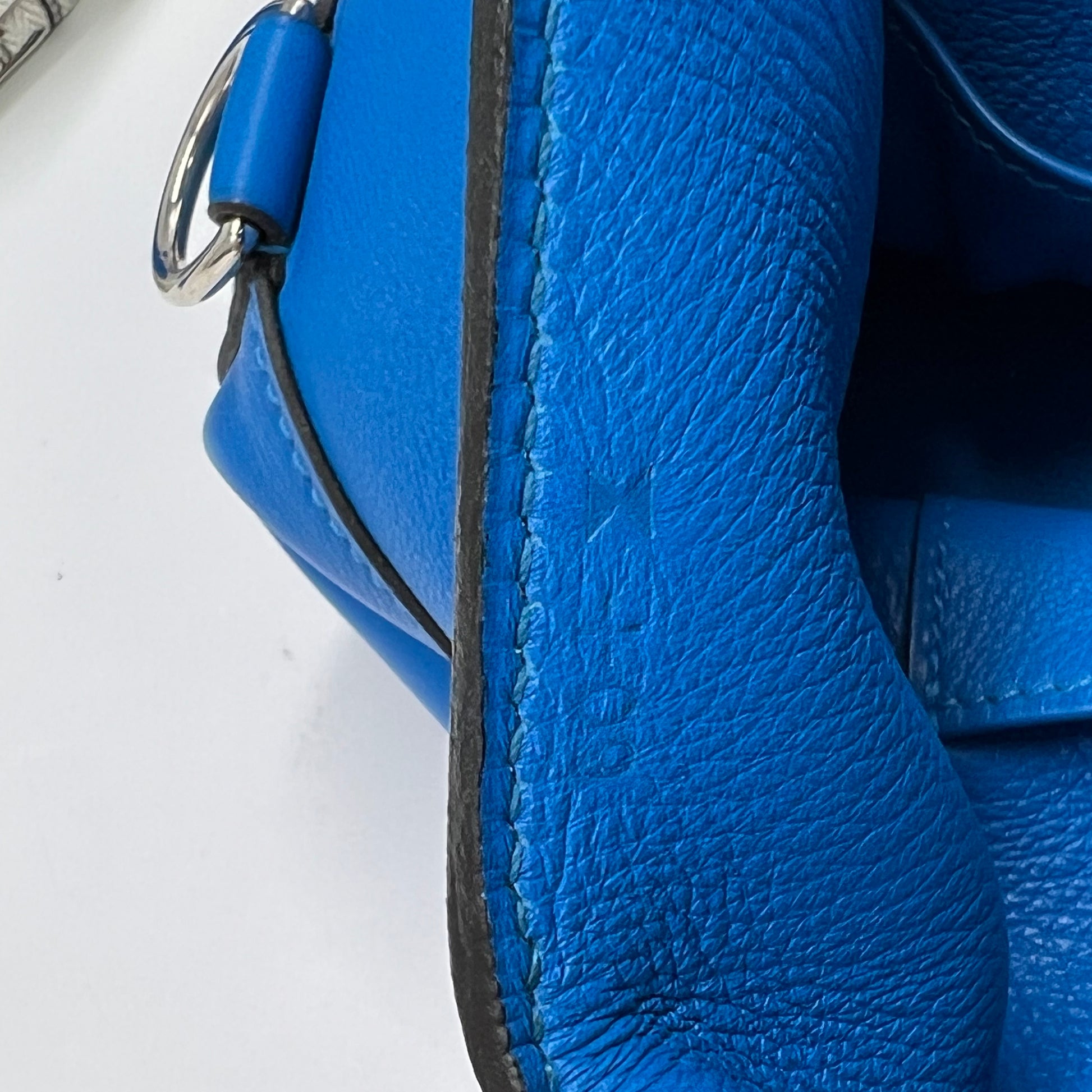 Hermes Swift Toolbox 20 Bleu Hydra twins B23215