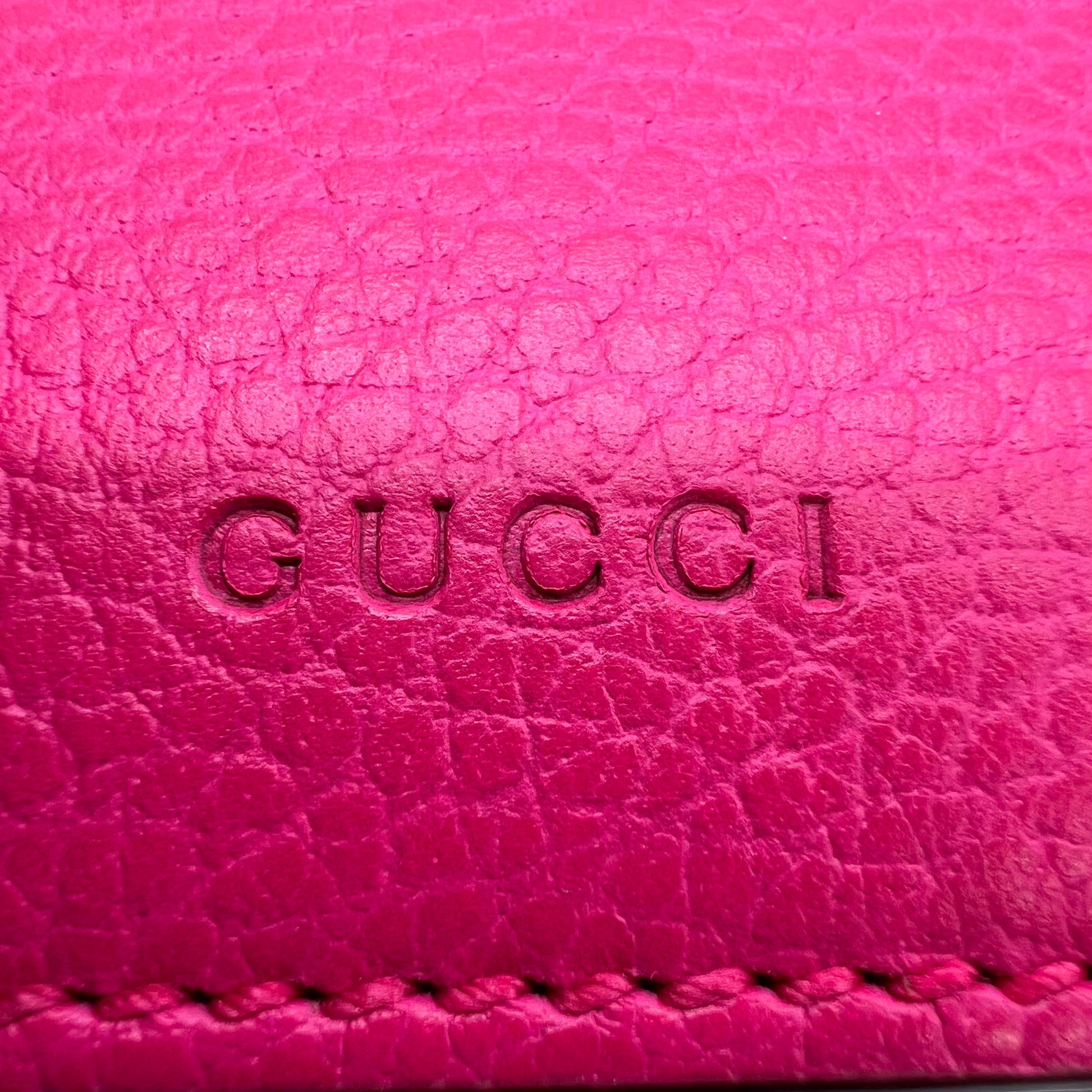 Pink Leather Dionysus Small Shoulder Bag B23303