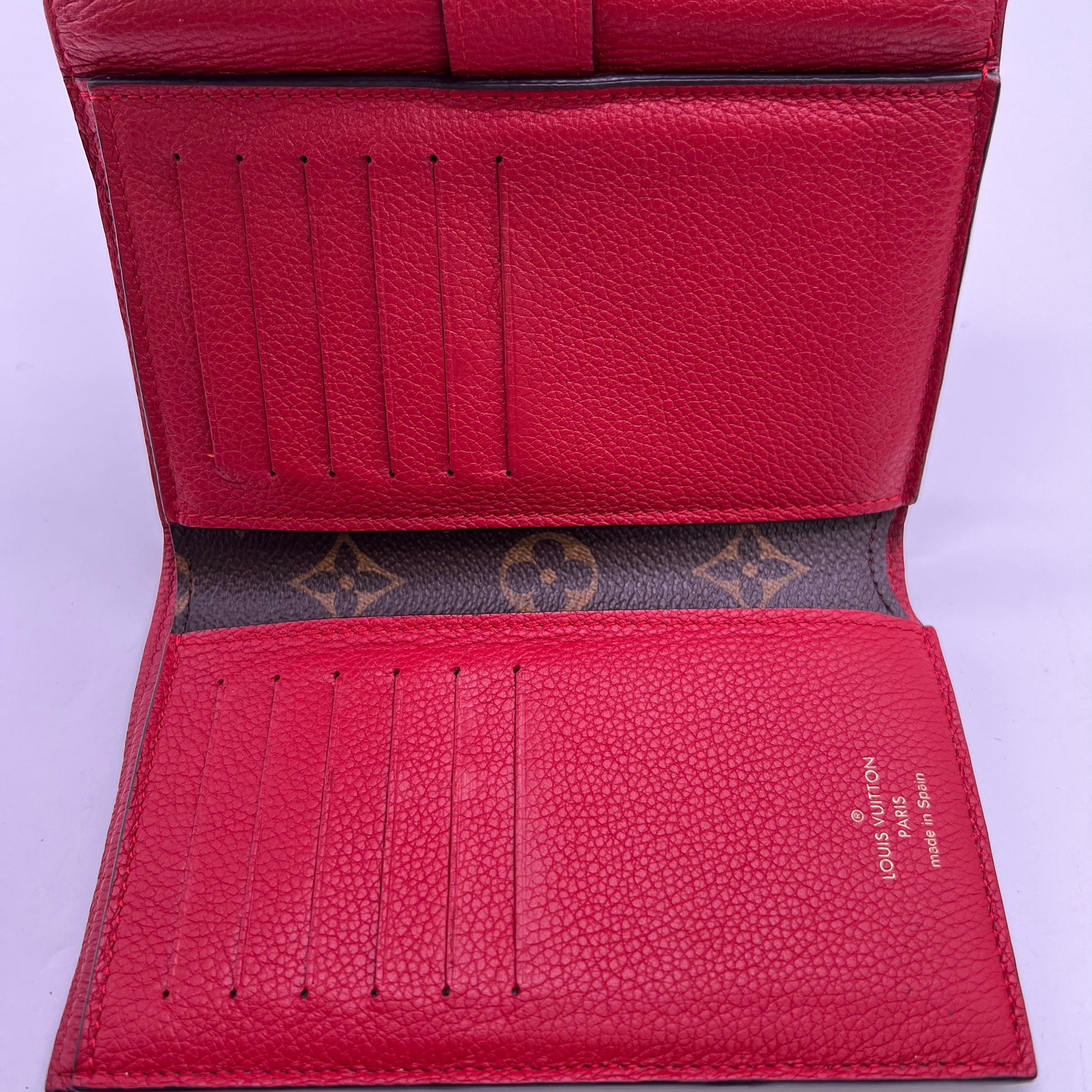 Pallas Compact Wallet Monogram Canvas and Calf Leather W22485