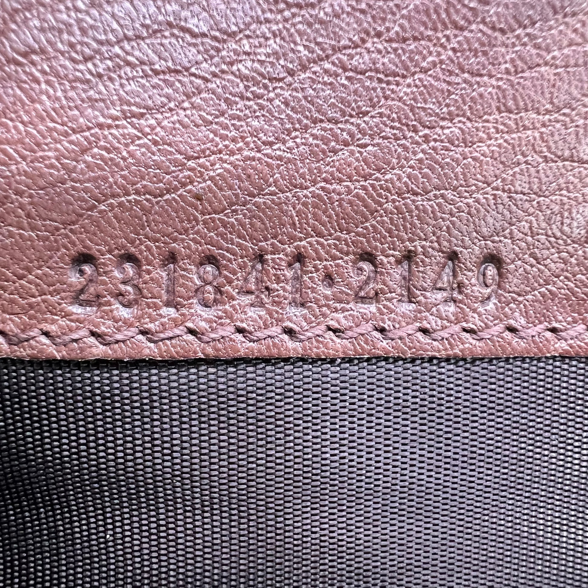 Purple Guccissima Leather Flap Continental Wallet W22553