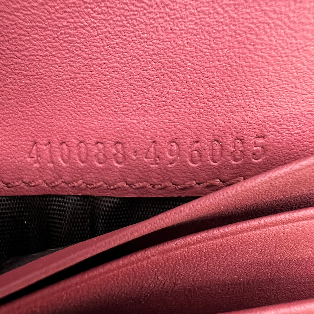 Gucci GG Supreme Monogram Blooms Card Case Wallet in Beige Multicolor Dry Rose (Model 410088) W22558