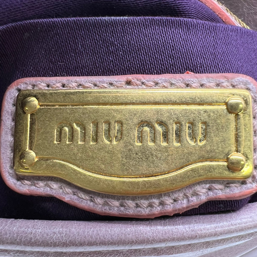 Miu Miu Matelassé Lux Leather Coffer Hobo Bag B23258