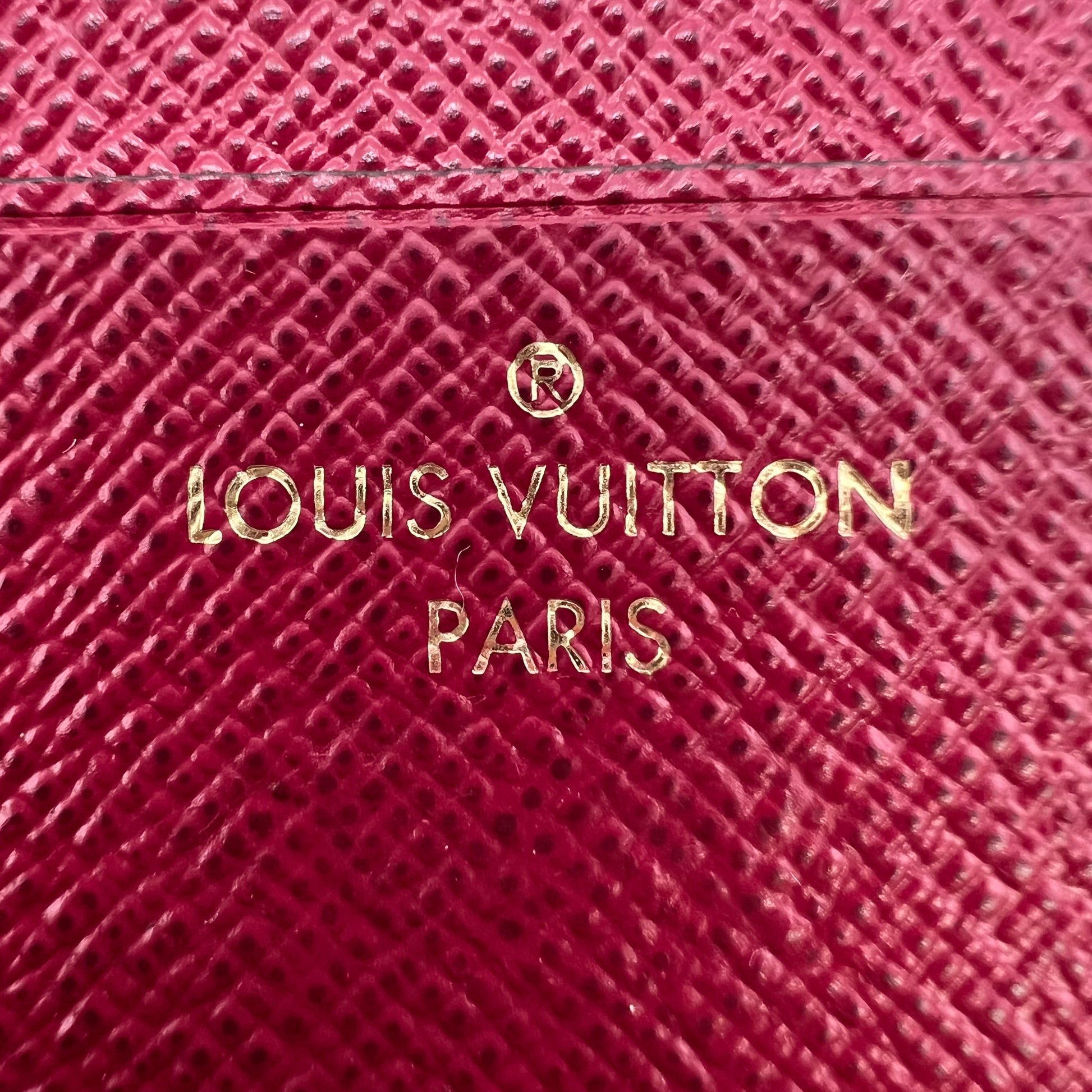 Fuchsia Monogram Canvas Jeanne Wallet W22538