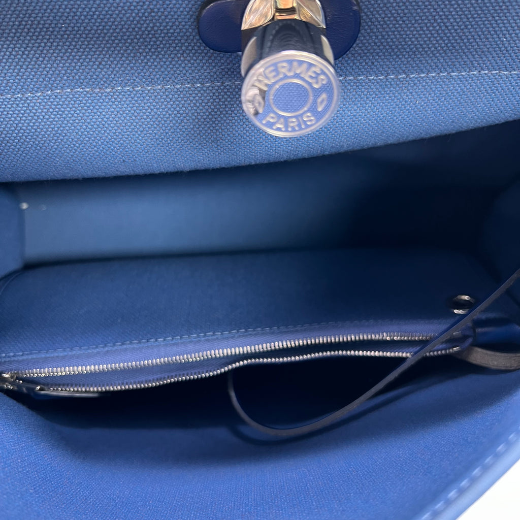 Vache Hunter Toile Herbag Zip 31 PM Bleu Brighton Bleu Saphir B23234