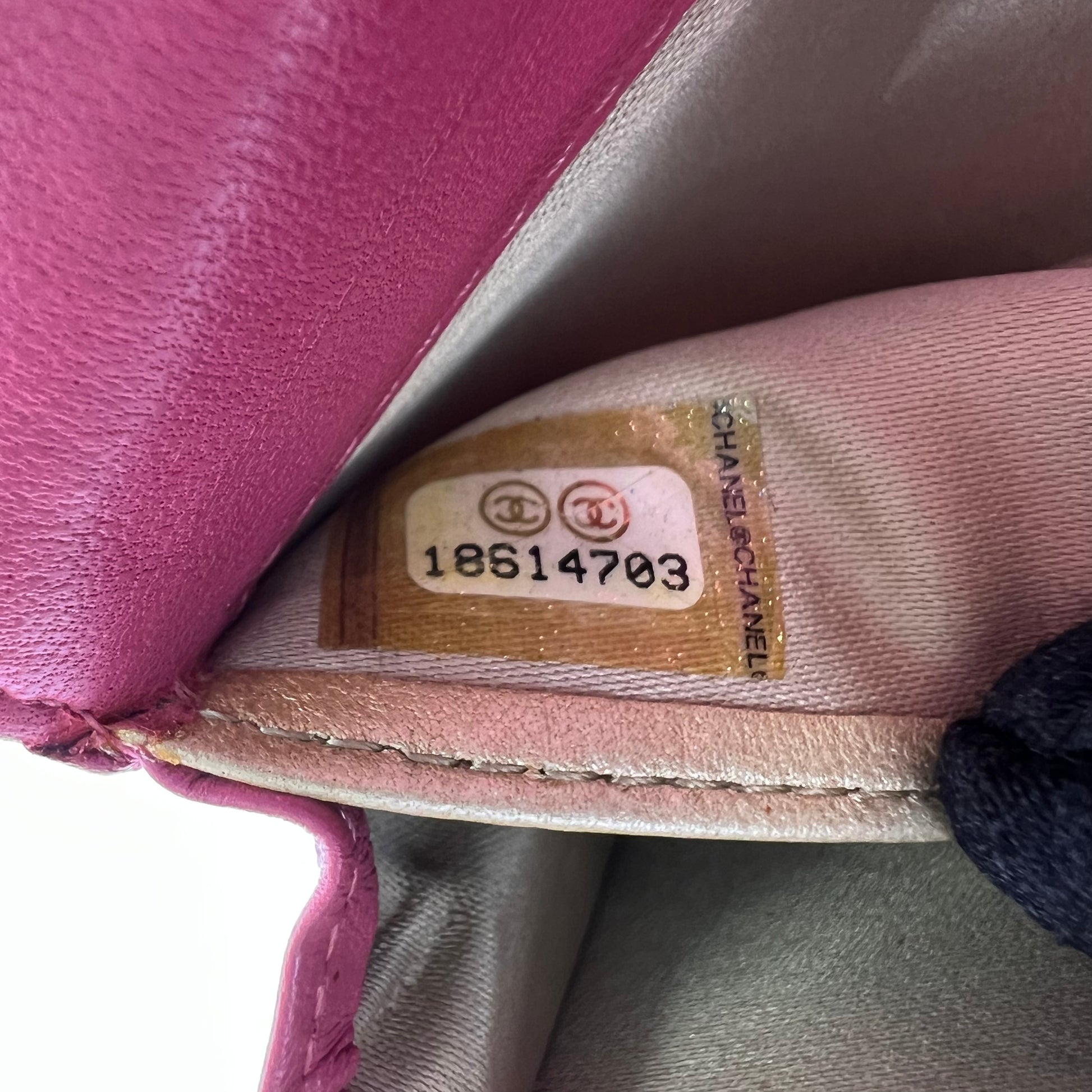 Camellia Long Wallet Pink Leather W22532