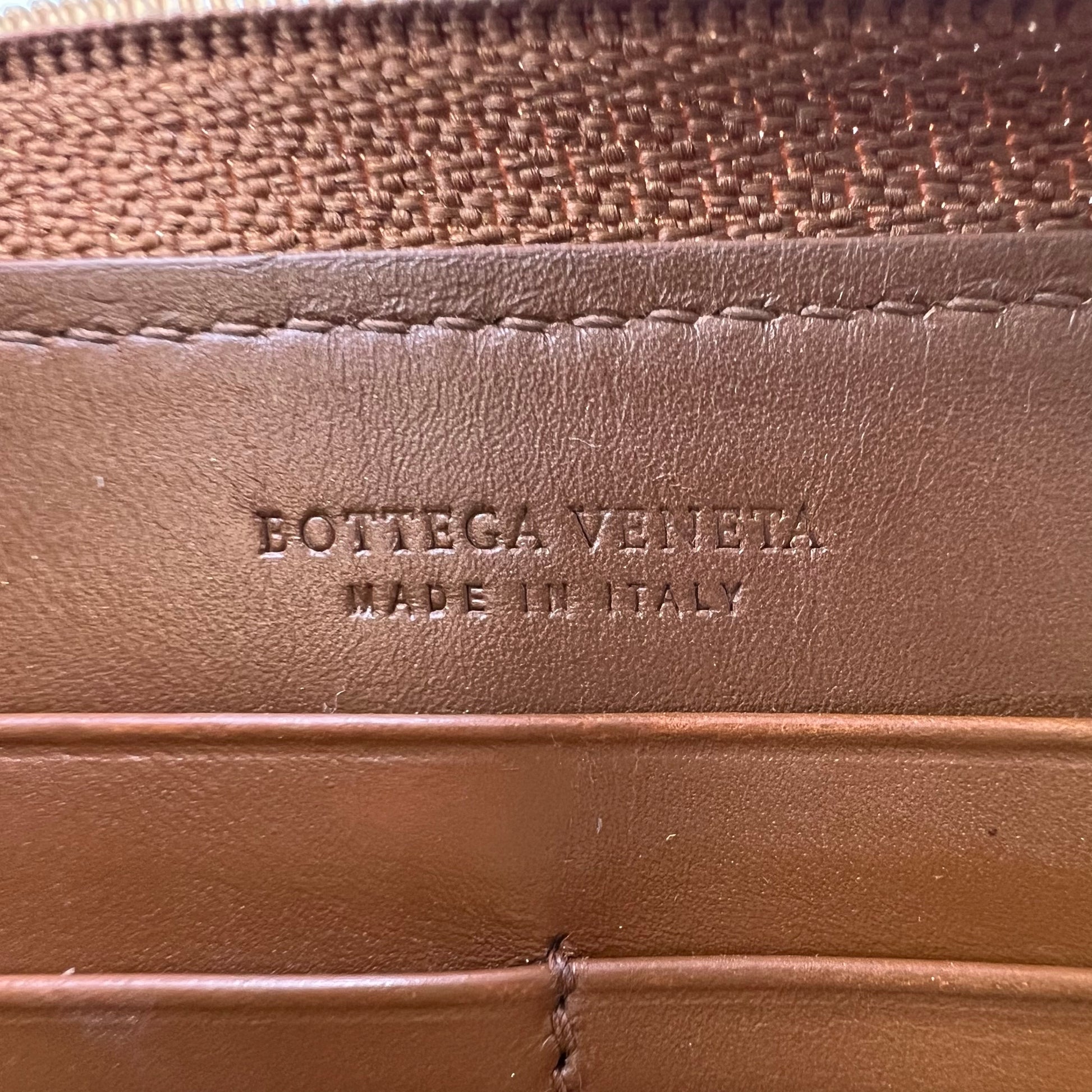 Bottega Veneta Intrecciato Nappa Zip-Around Wallet W22462
