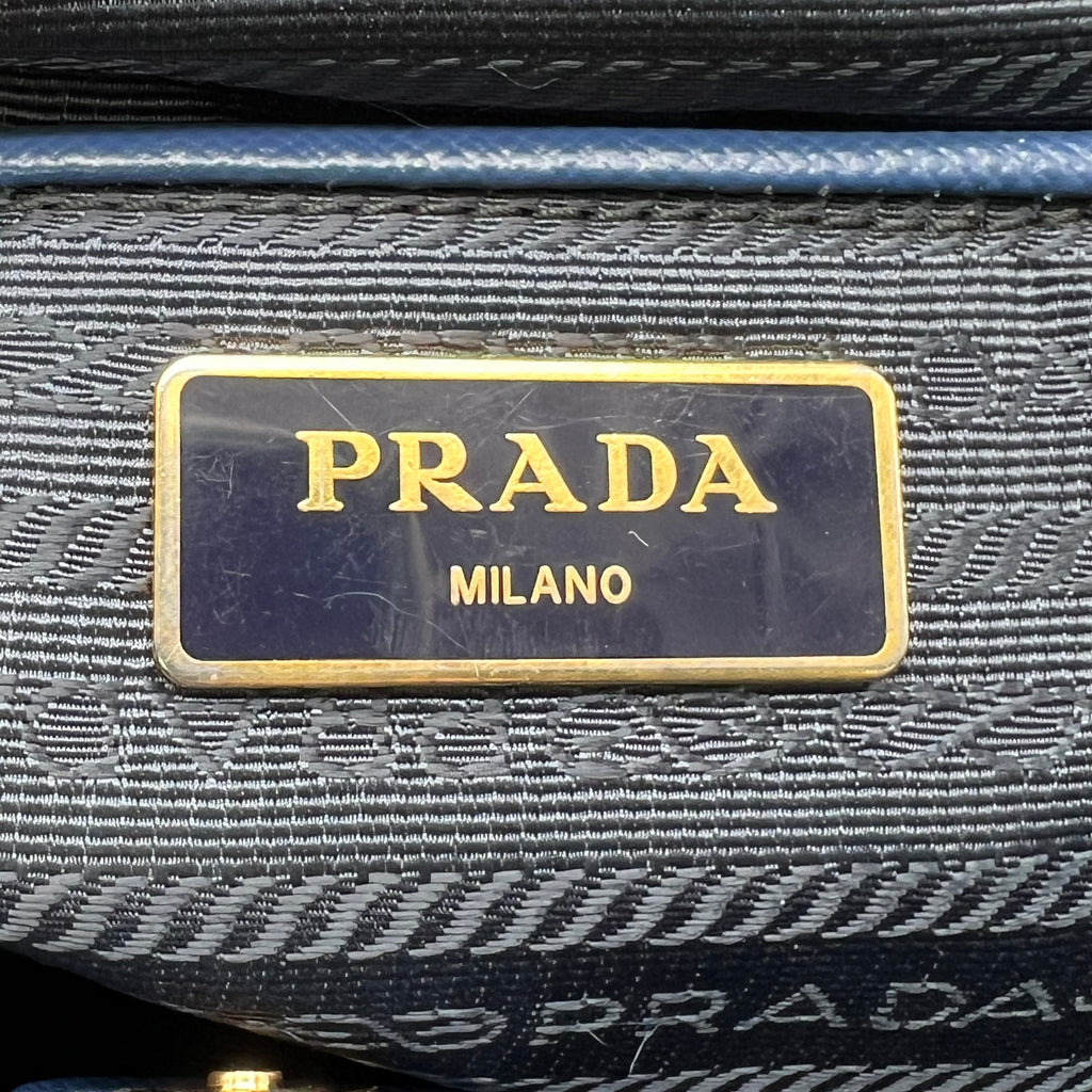 Prada Large Saffiano Lux Galleria Double Zip Tote B23251