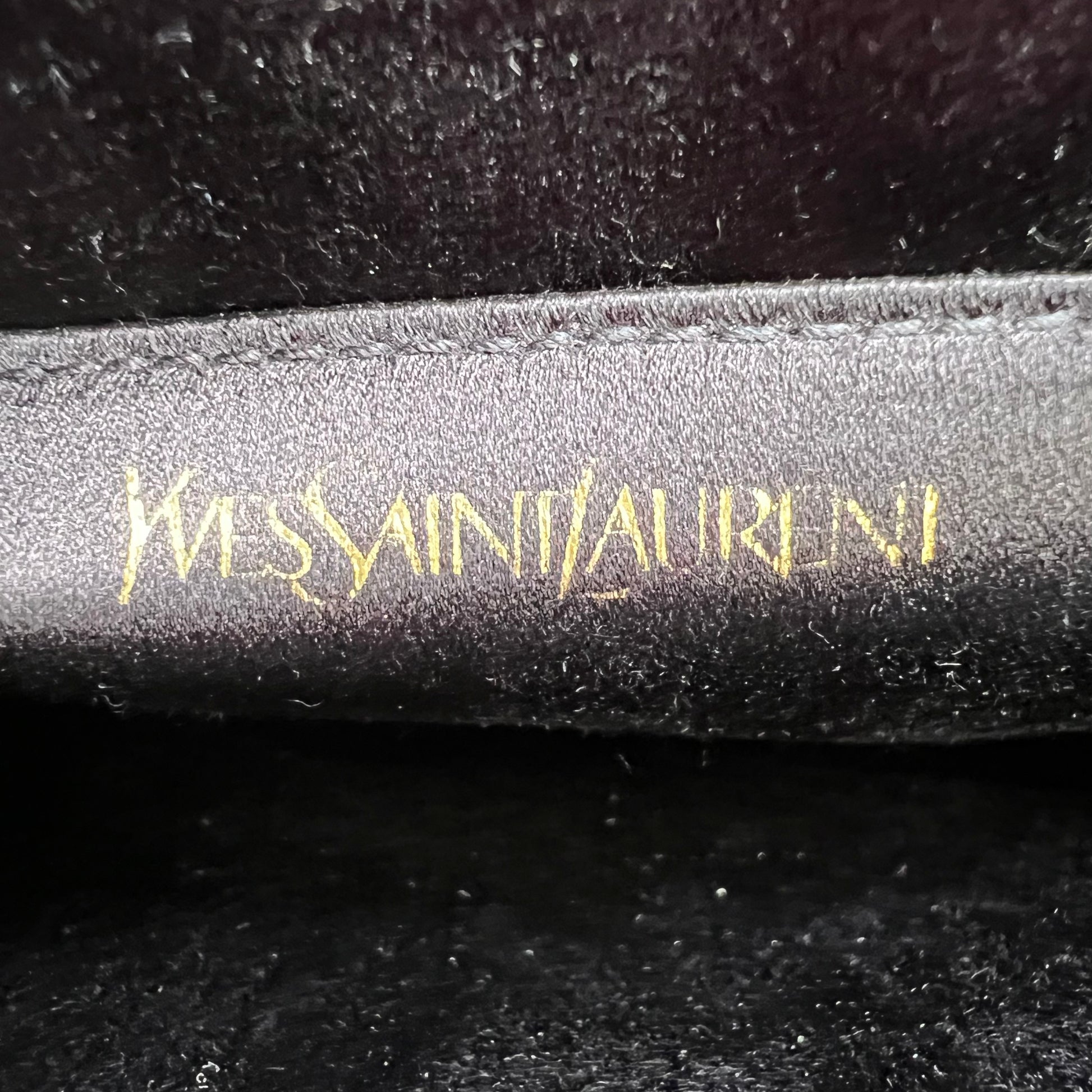 Yves Saint Laurent Belle de Jour Leather Clutch Bag W22546