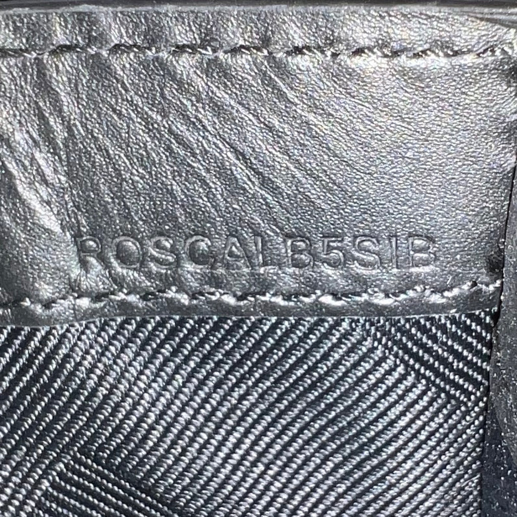 Black printed card holder W22620