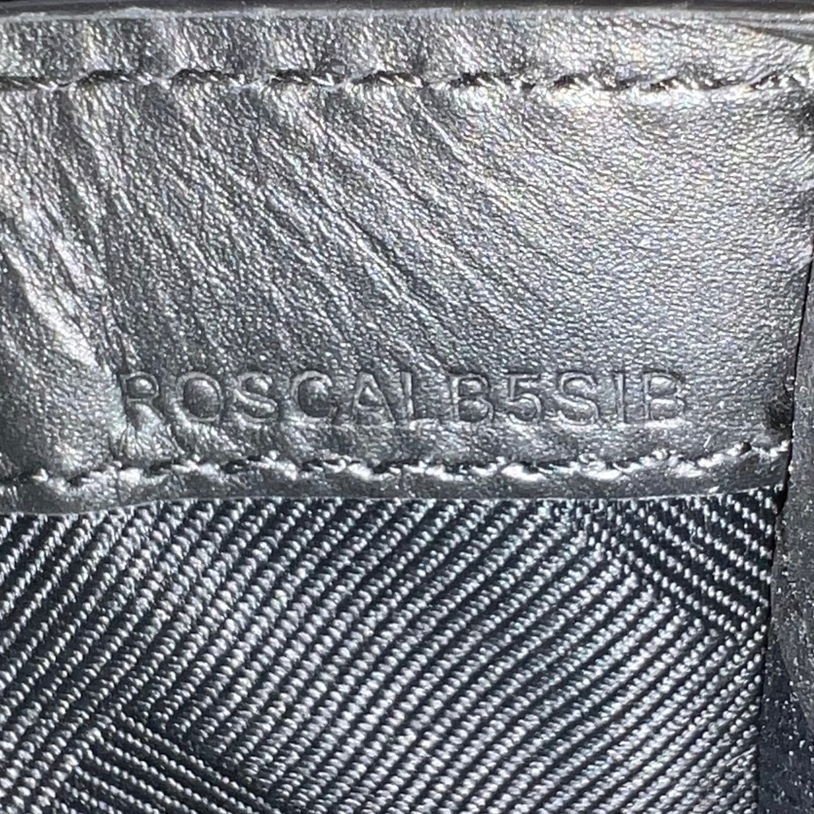 Black printed card holder W22620