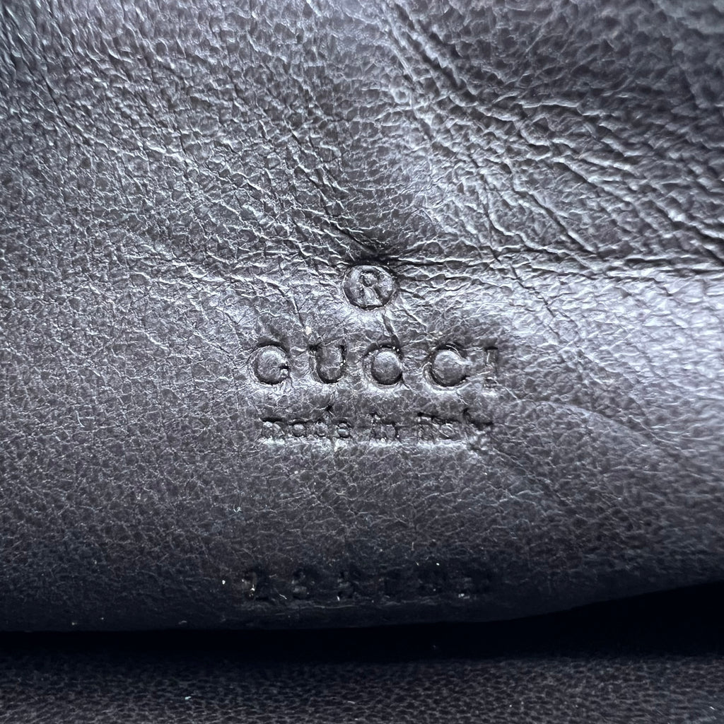 Gucci Microguccissima Patent Leather Key Chain Pouch W22589