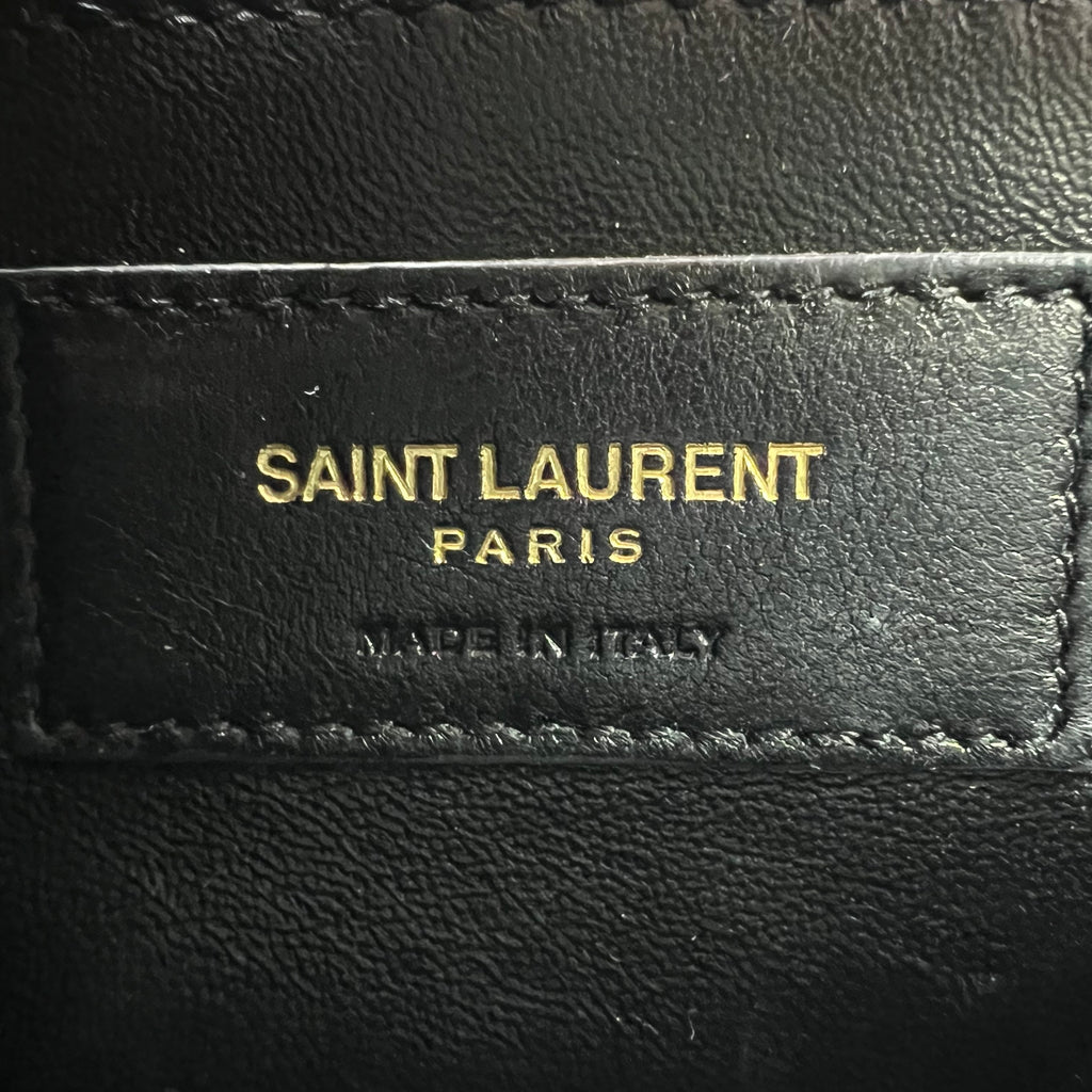 Saint Laurent Kate Medium Chain Shoulder Bag with Textured Rope YSL Logo B23353