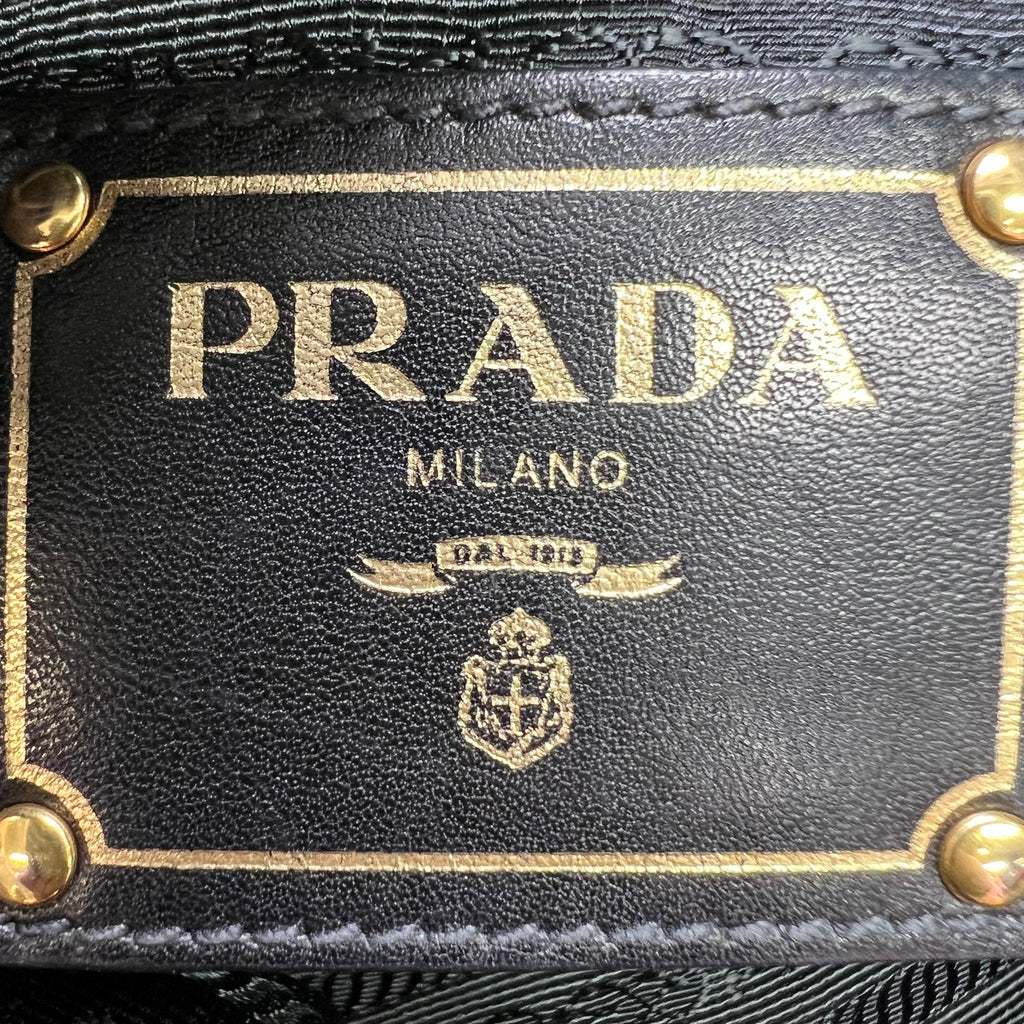 Prada Vitello Daino Leather Large Shopping Tote Bag B23337