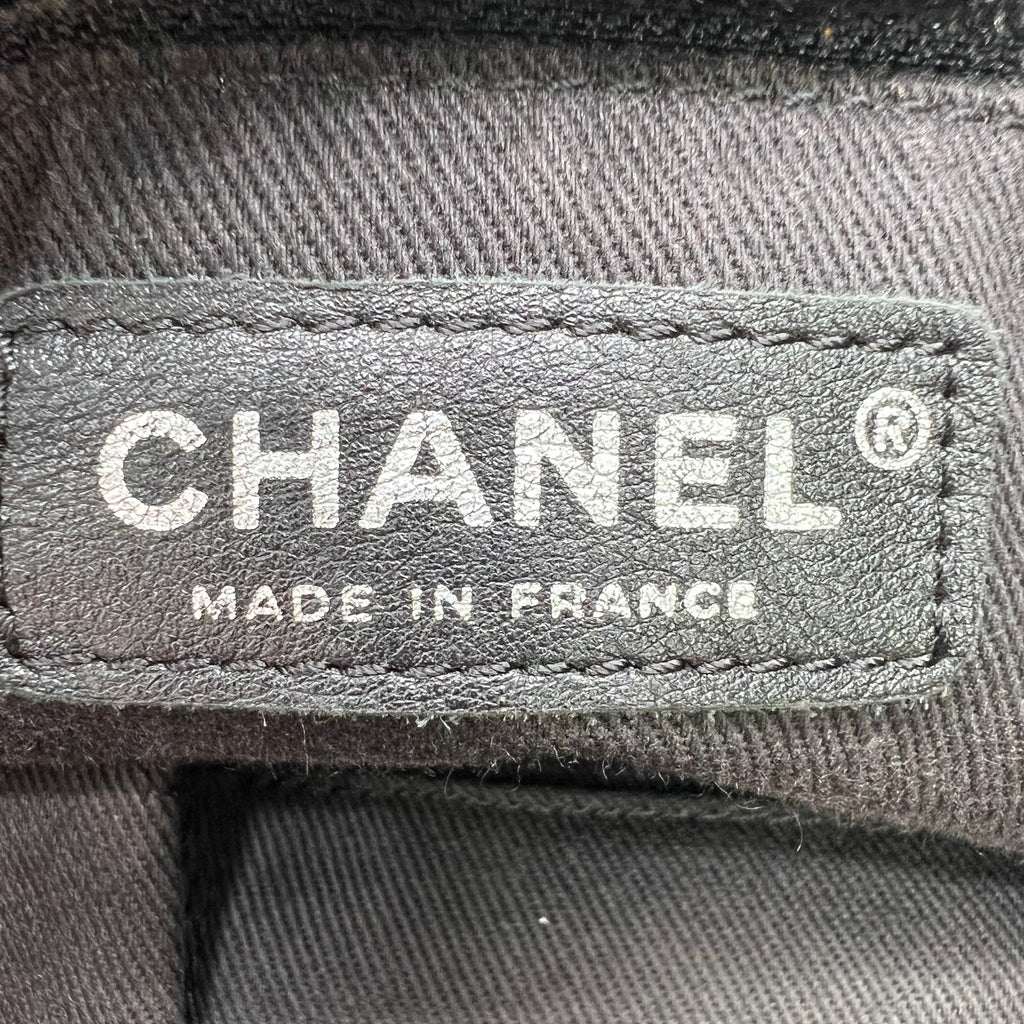 Chanel Surpique CC Calfskin Drawstring Bucket Bag B23305