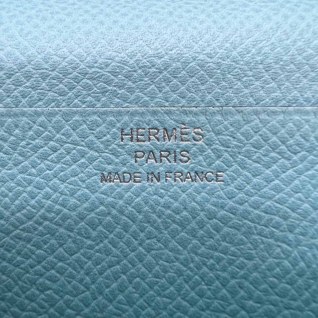 Epsom Bearn Gusset Wallet Bleu Zephyr W22522