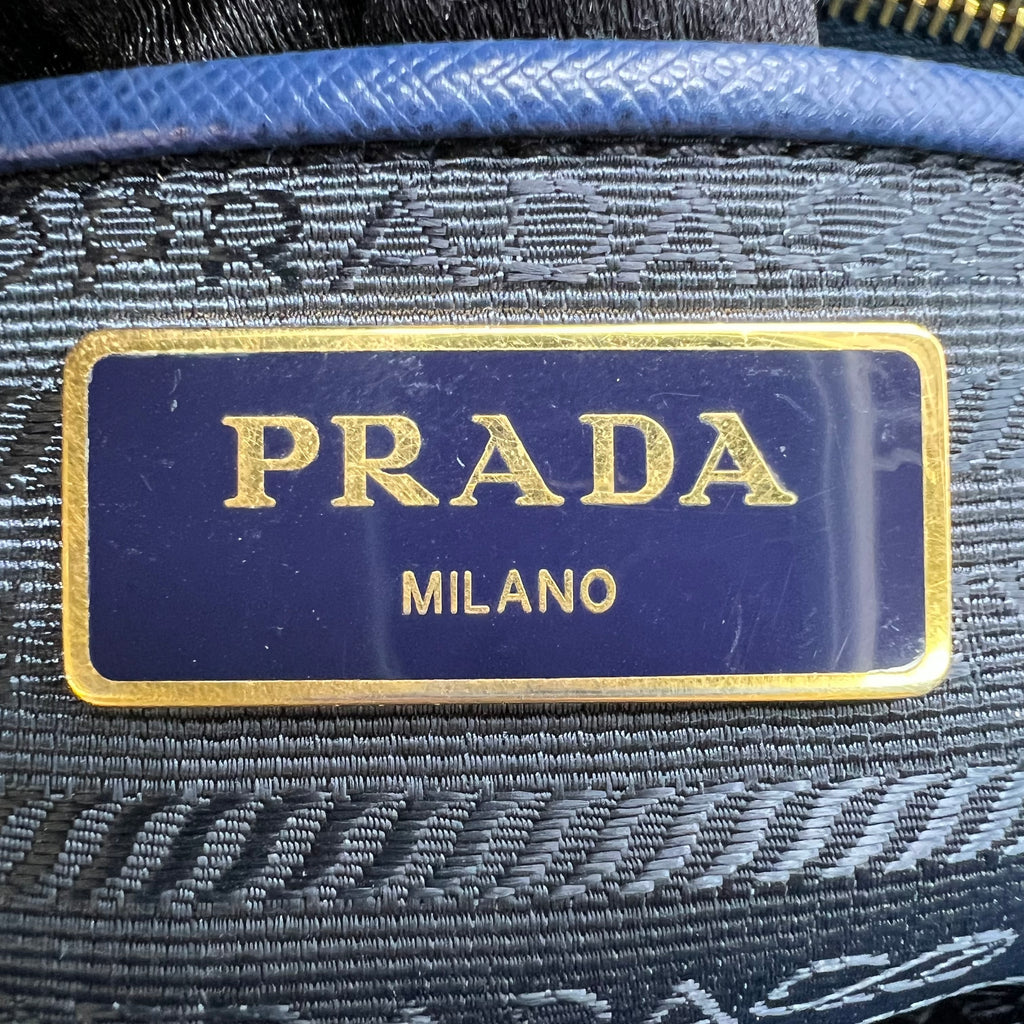 Prada Large Saffiano Lux Galleria Double Zip Tote Bag B23193