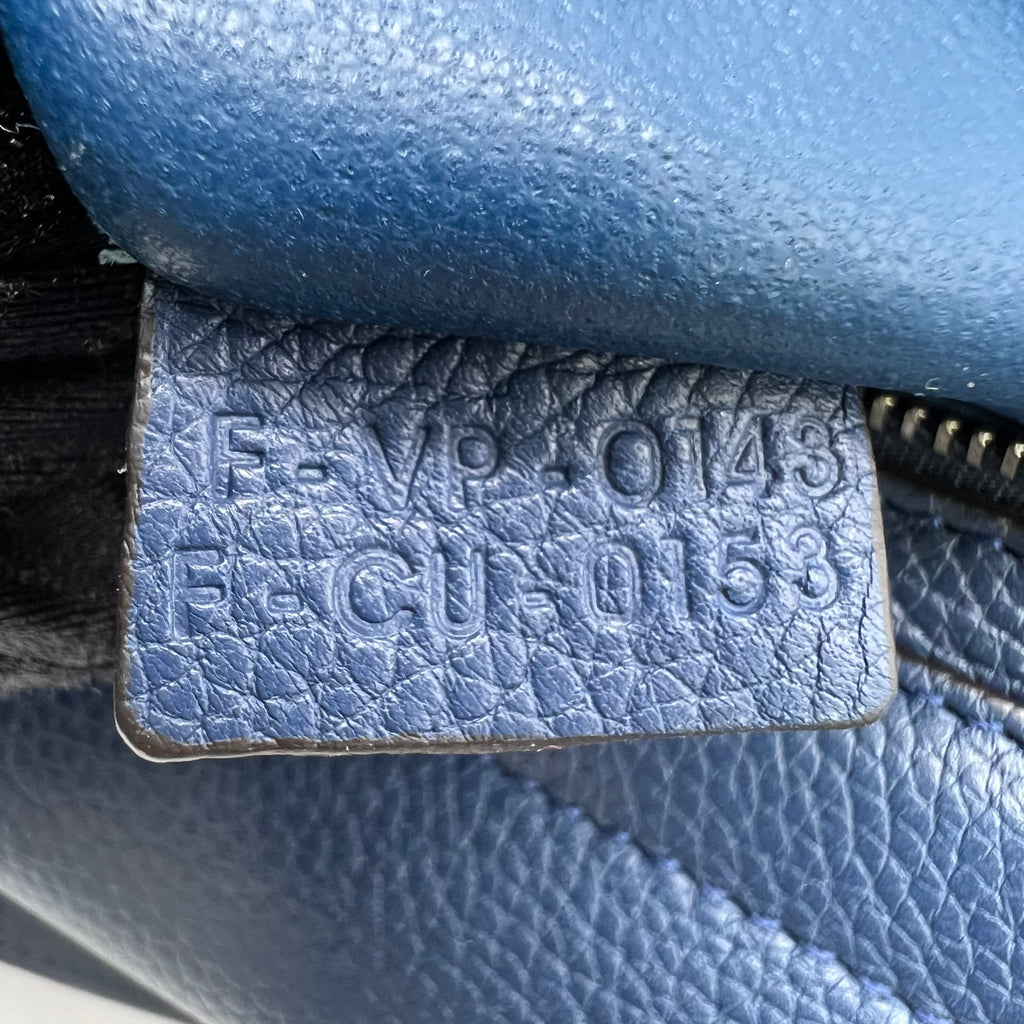 Celine Drummed Calfskin and Suede Small Trapeze Bag B23508