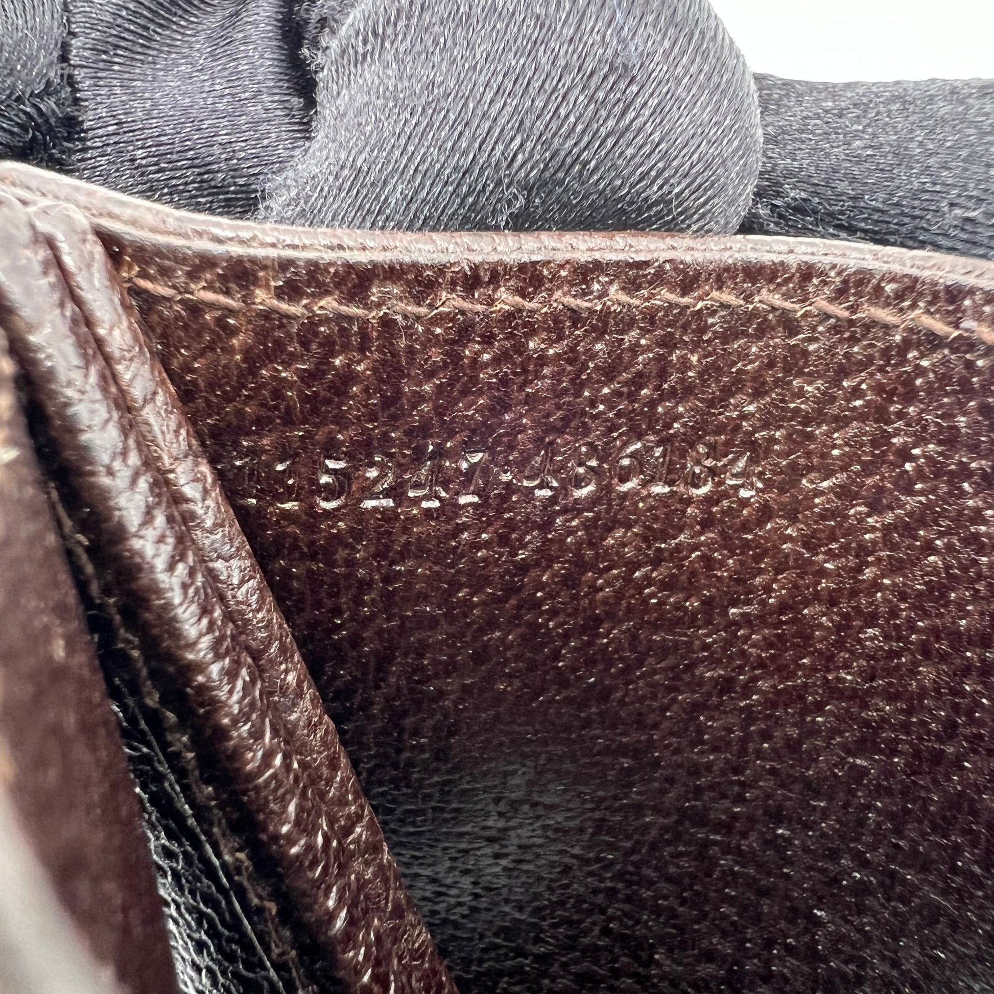 GG Canvas Beige Dark Brown Bifold Wallet W22650
