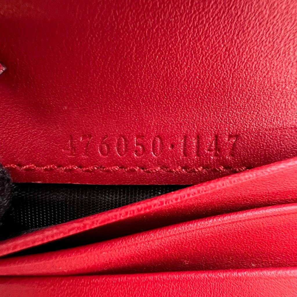 Gucci GG Supreme Cherry Card Case Wallet W22619
