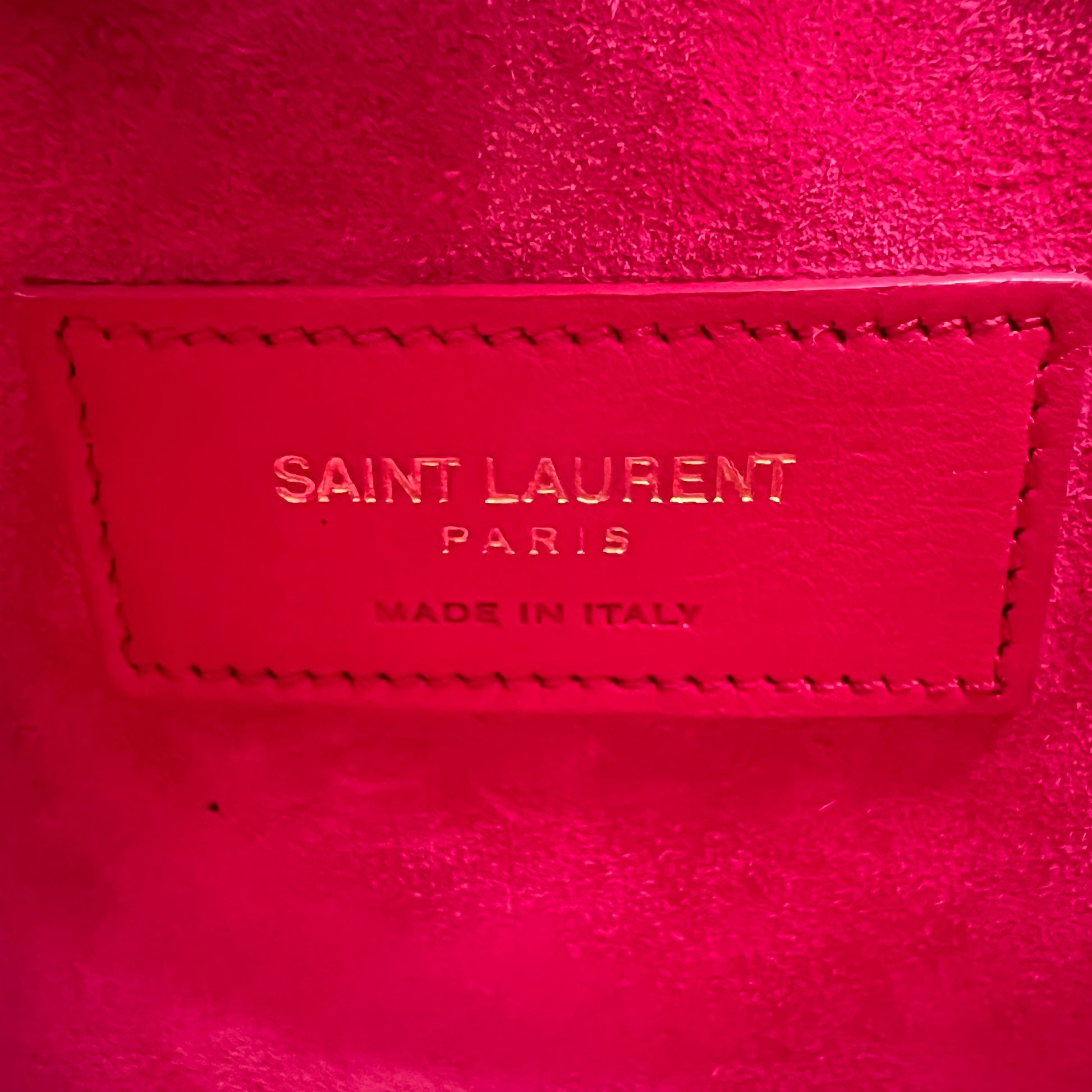 Saint Laurent Smooth Leather Nano Sac de Jour Bag B23377