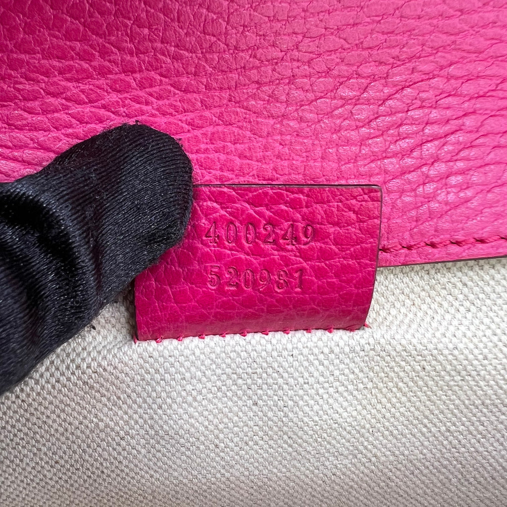 Gucci Dollar Calfskin Crystal Small Dionysus Shoulder Bag B23436