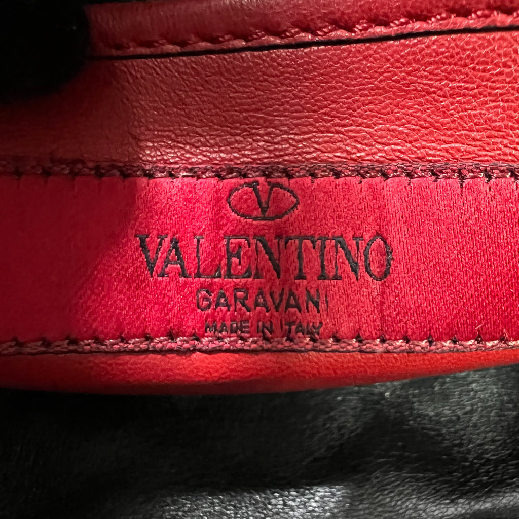 Valentino Garavani Medium Nappa Rockstud Spike Shoulder Bag B23370