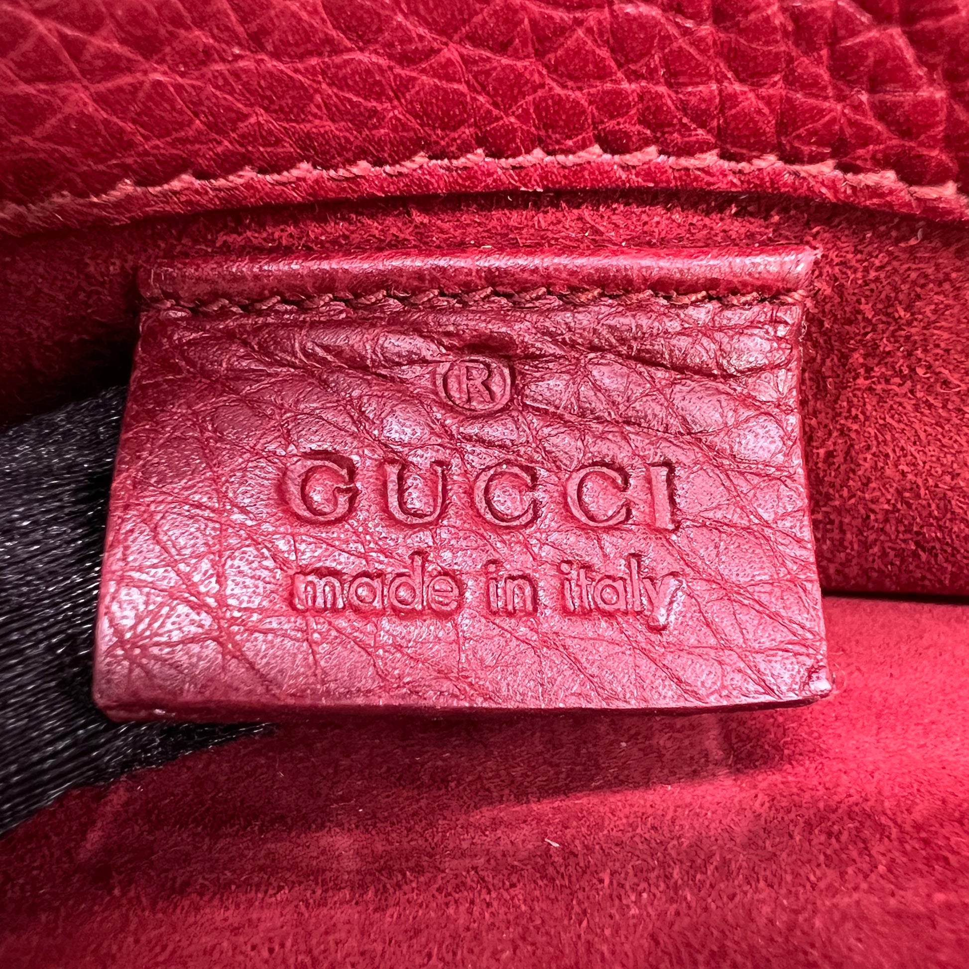 Red Leather 1973 Clutch W22772