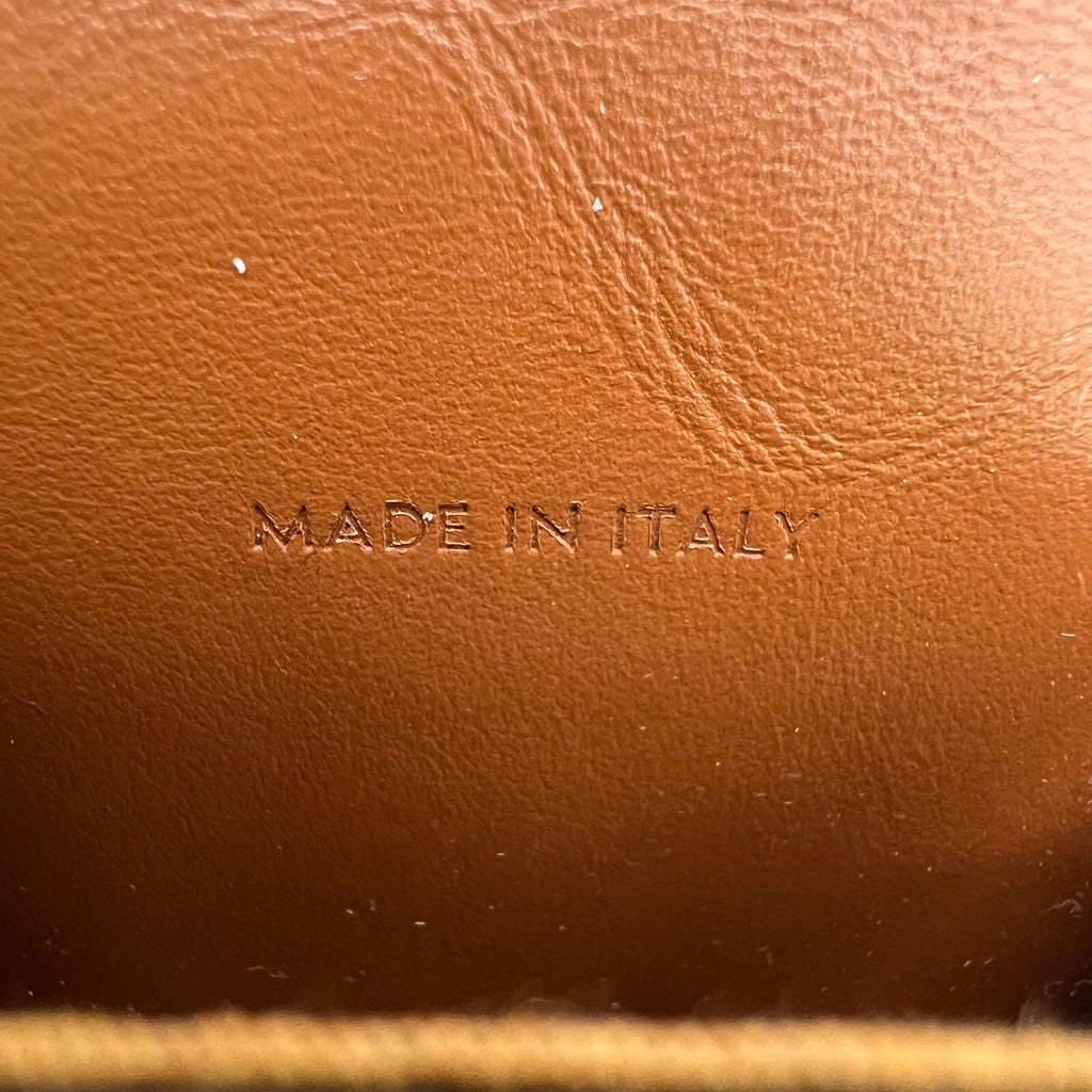 Celine Envelope AirPods Keyring in Triomphe Canvas and Calfskin W22759