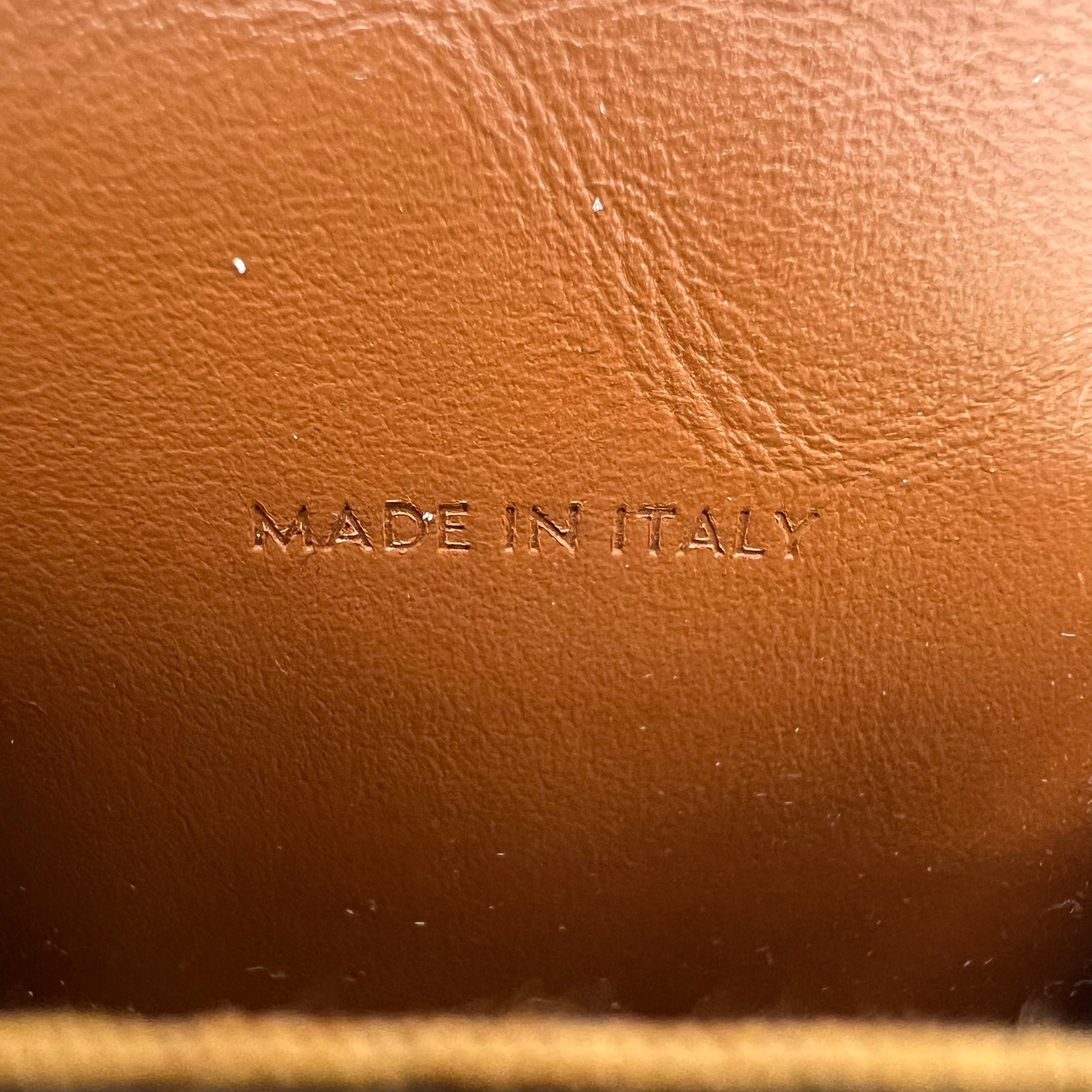 Celine Envelope AirPods Keyring in Triomphe Canvas and Calfskin W22759