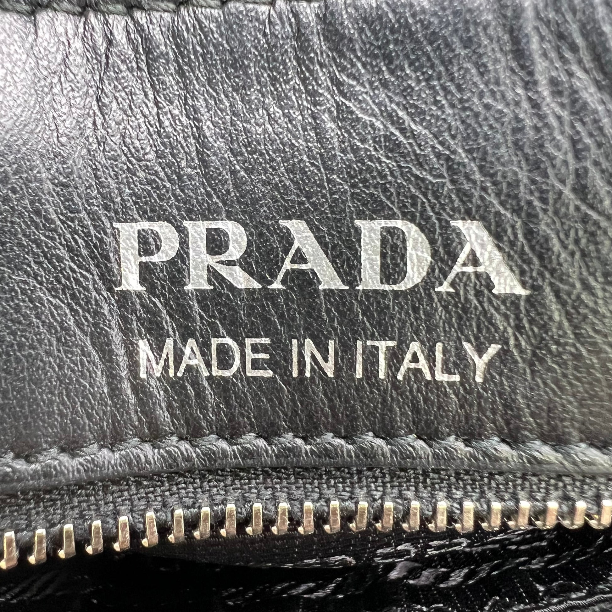 Prada Diagramme Leather Shoulder Bag B23627