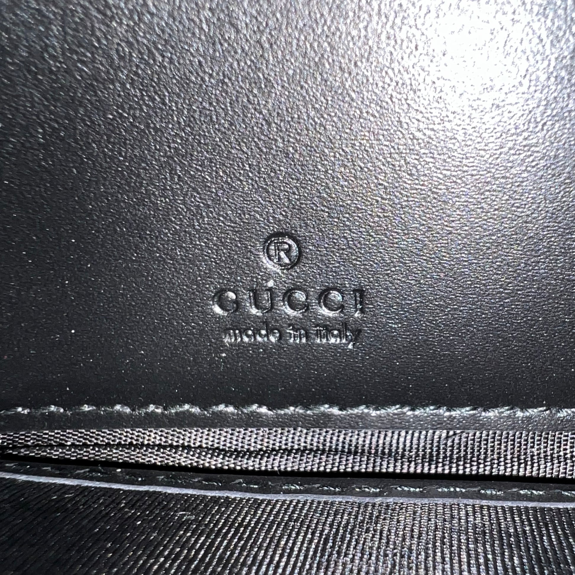 Gucci Microguccissima Leather Cosmetic Pouch W22810