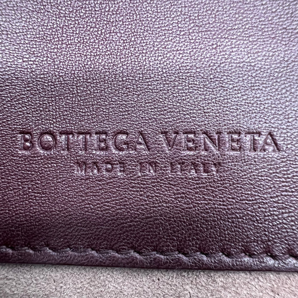 Bottega Veneta Nappa Intrecciato Double Sided Flap Satchel B23526