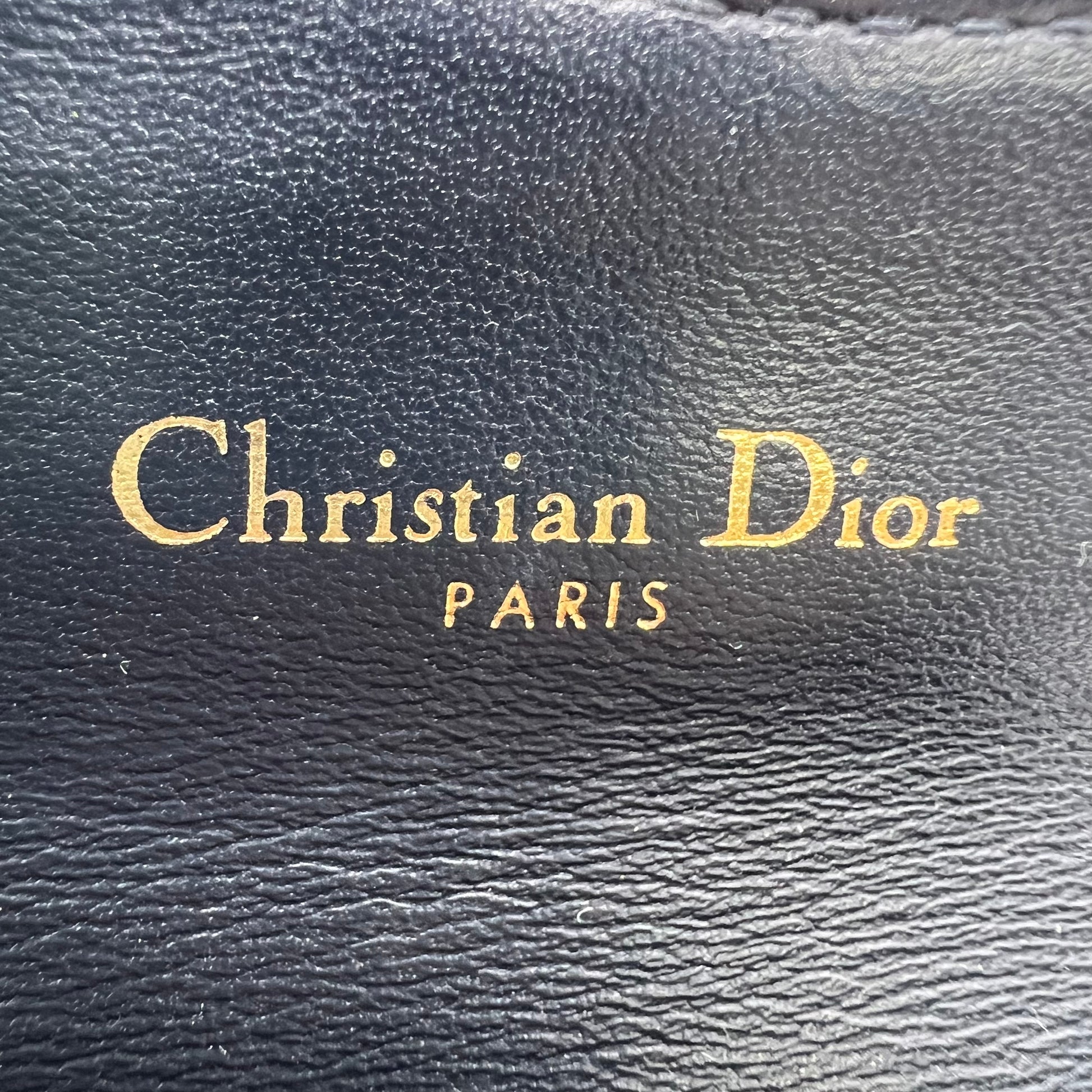 Dior Saddle Flap Card Holder in Blue Dior Oblique Jacquard W22798