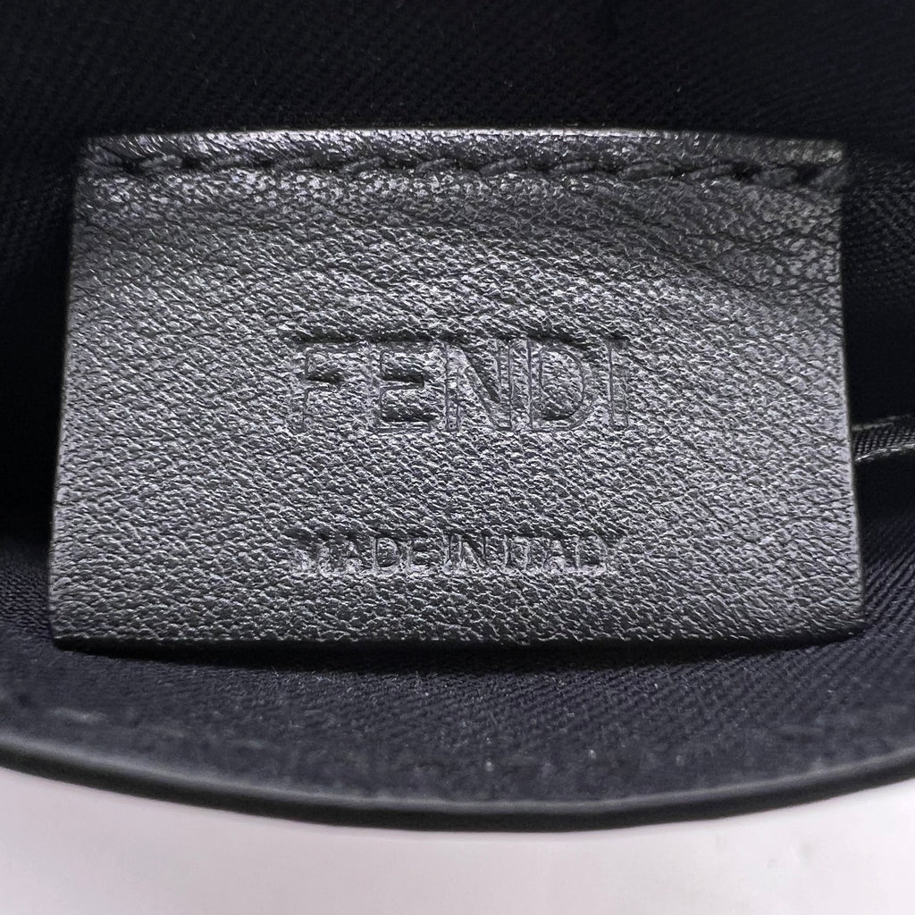 F is Fendi Studded Leather Card Holder W22797