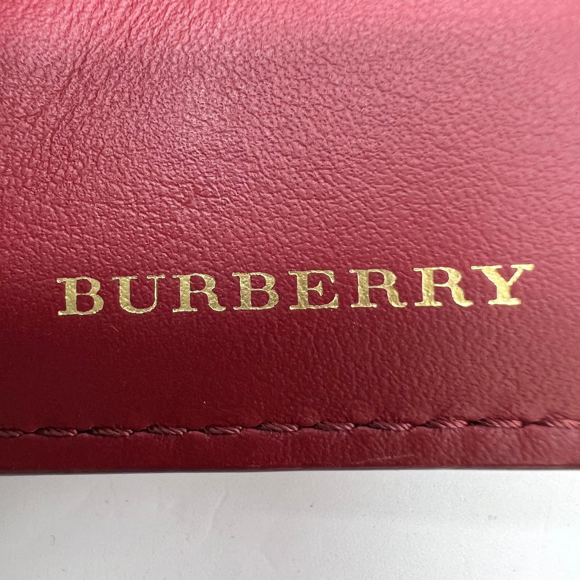 Burberry House Check Canvas Compact Wallet W22842